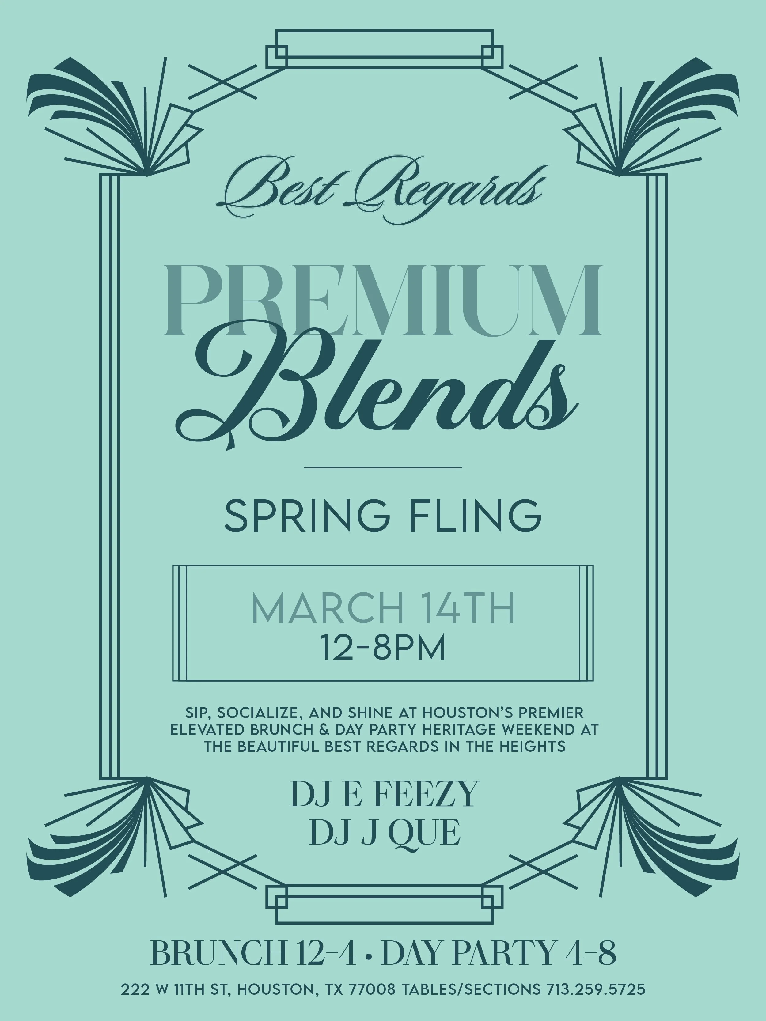 Premium Blends Saturdays at Best Regards