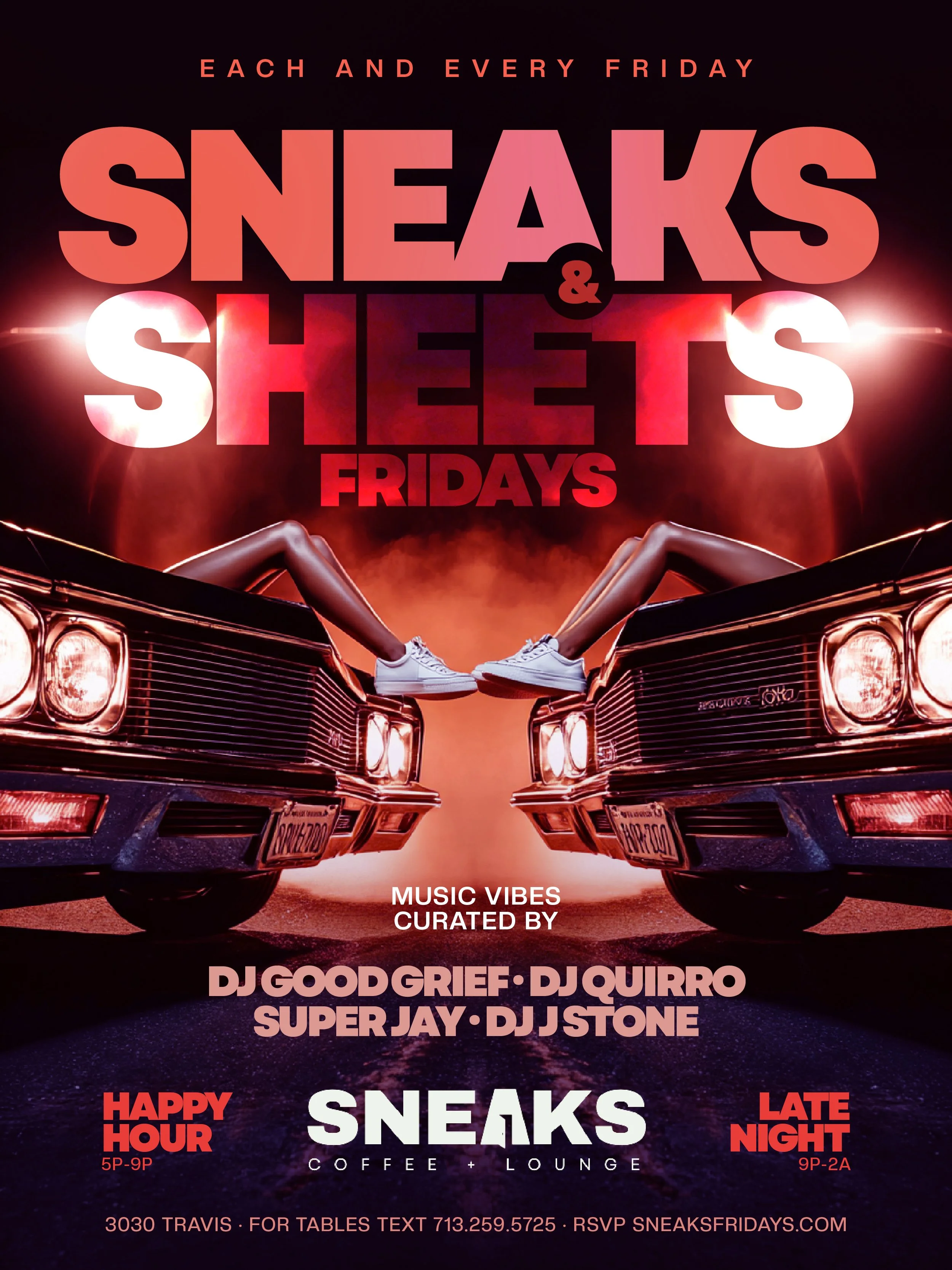 Sneaks &amp; Sheets Fridays