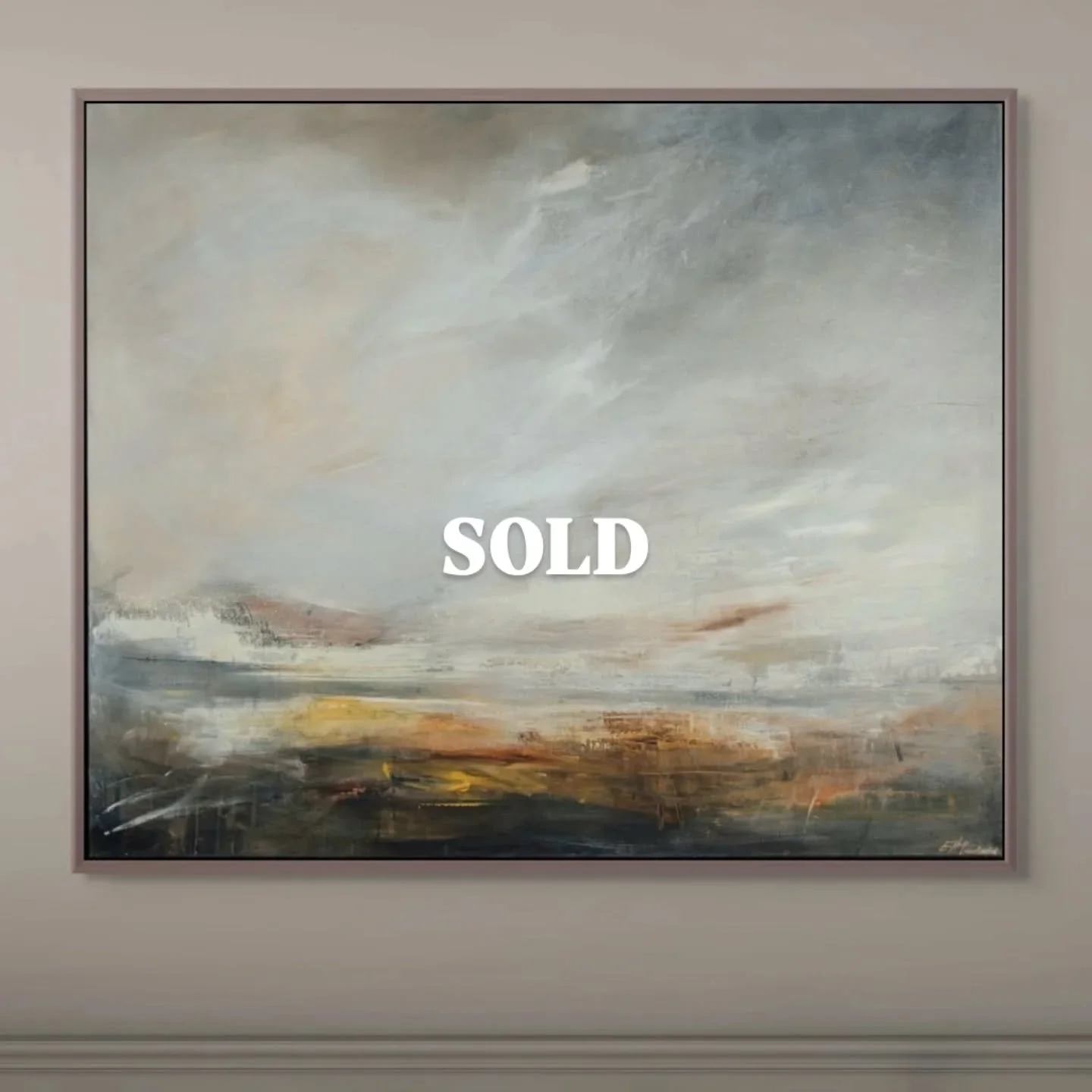 One of the true joys of being an artist is meeting wonderful clients who genuinely appreciate your work.

This piece went for approval alongside a few others  as Rob and Jane wanted to give their lounge a more contemporary feel.  They instantly fell 