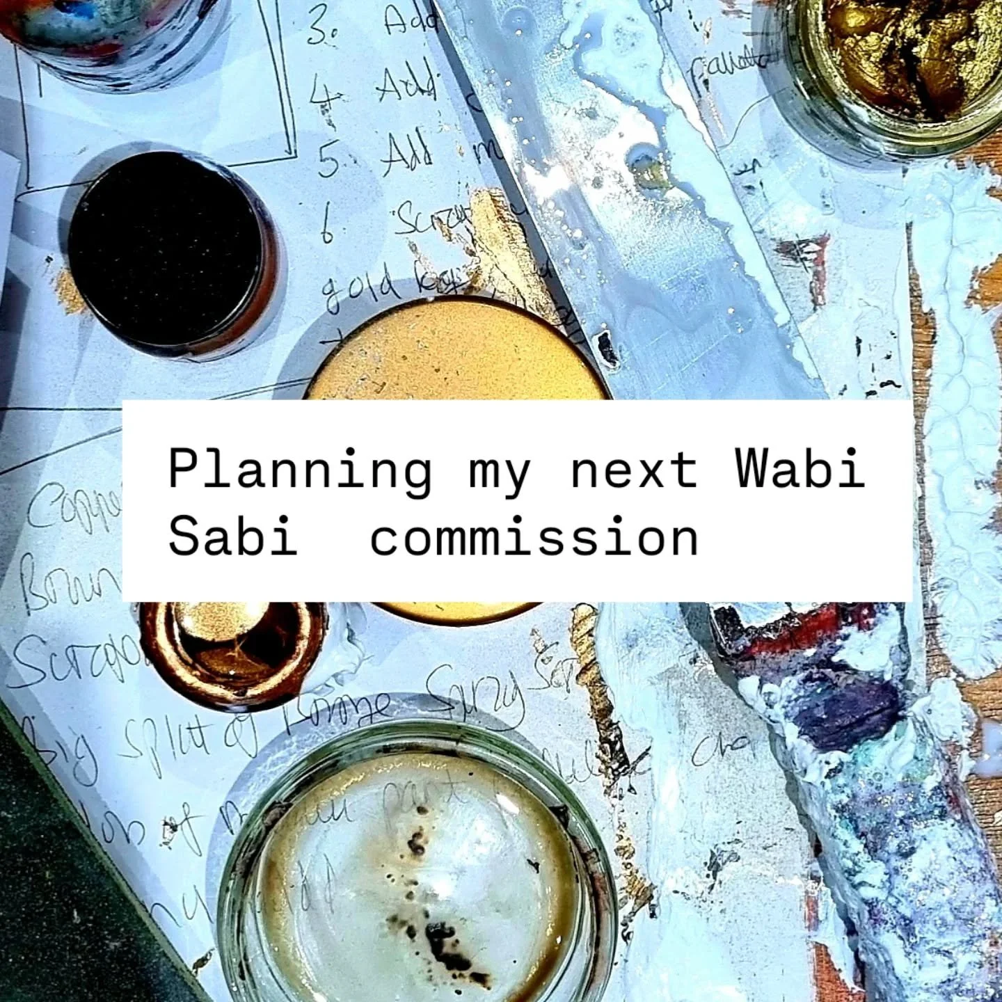 Wabi Sabi Art - a Japanese aesthetic philosophy finding beauty in imperfection, impermanence and rustic simplicity. 

This is such a liberating and beautiful way of painting in such a complex world.

I will update you as the artworks evolve 🎨

#artf