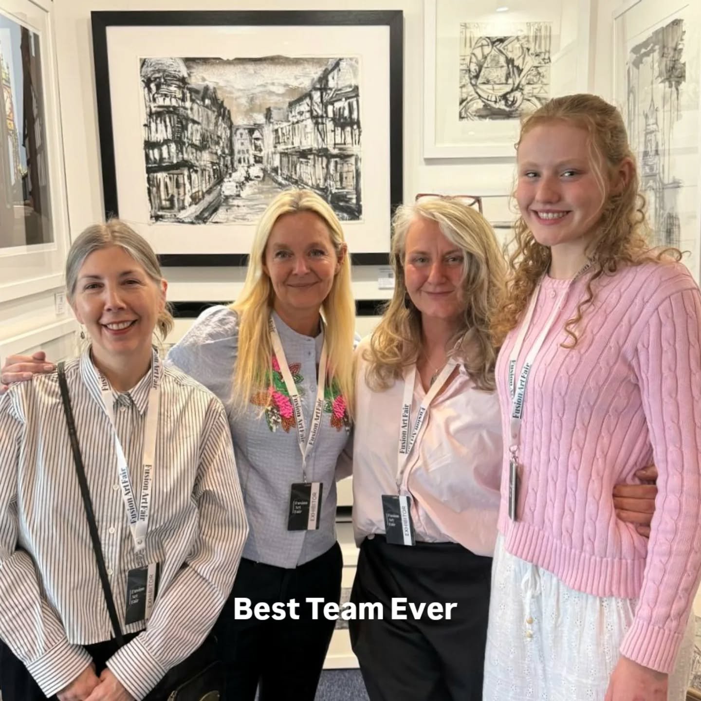 These ladies were amazing working with me @fusionartfair Chester, making the event a real  success 

Sales still coming in so will definitely be returning next year.

My next exhibition of Chester Artworks will be coming to @chattelschester soon, a c
