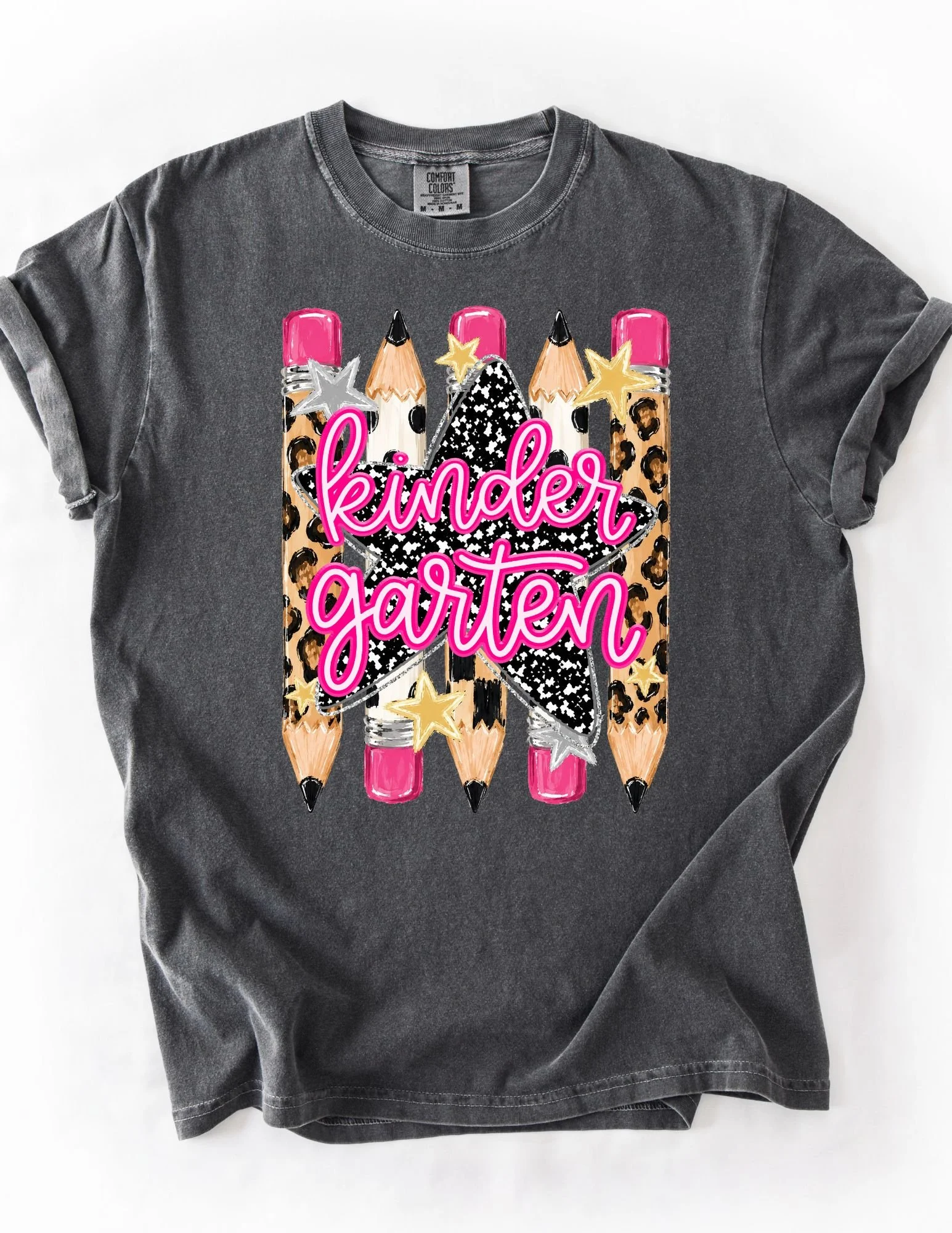 Cheetah Back to School Tee