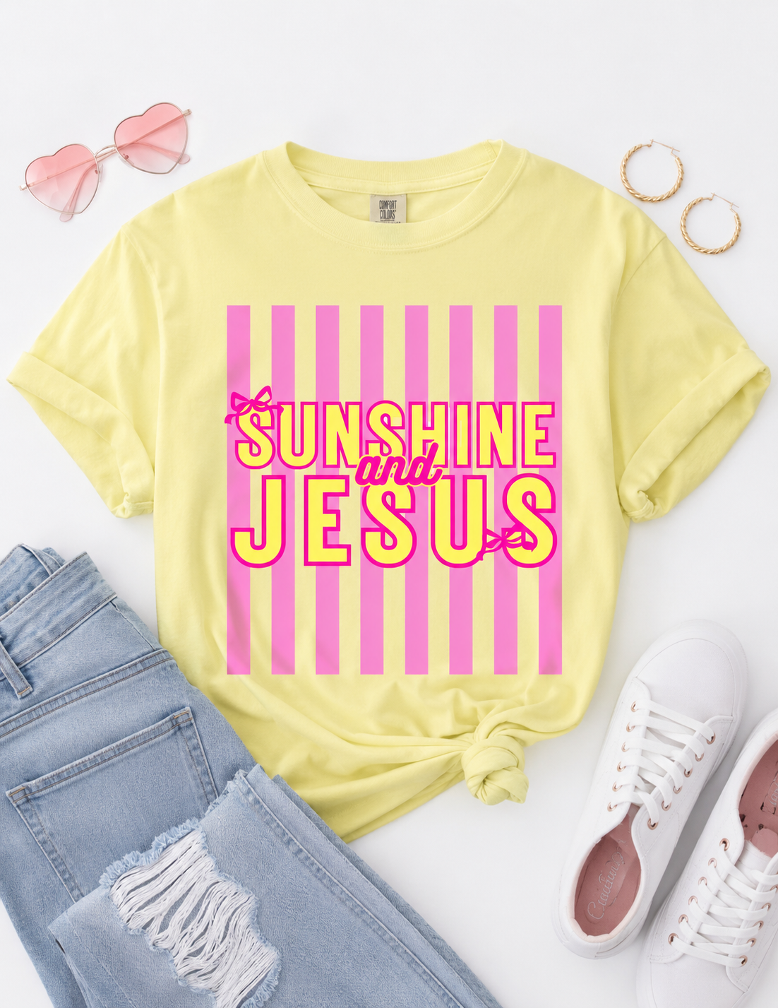 Sunshine & Jesus Tee
