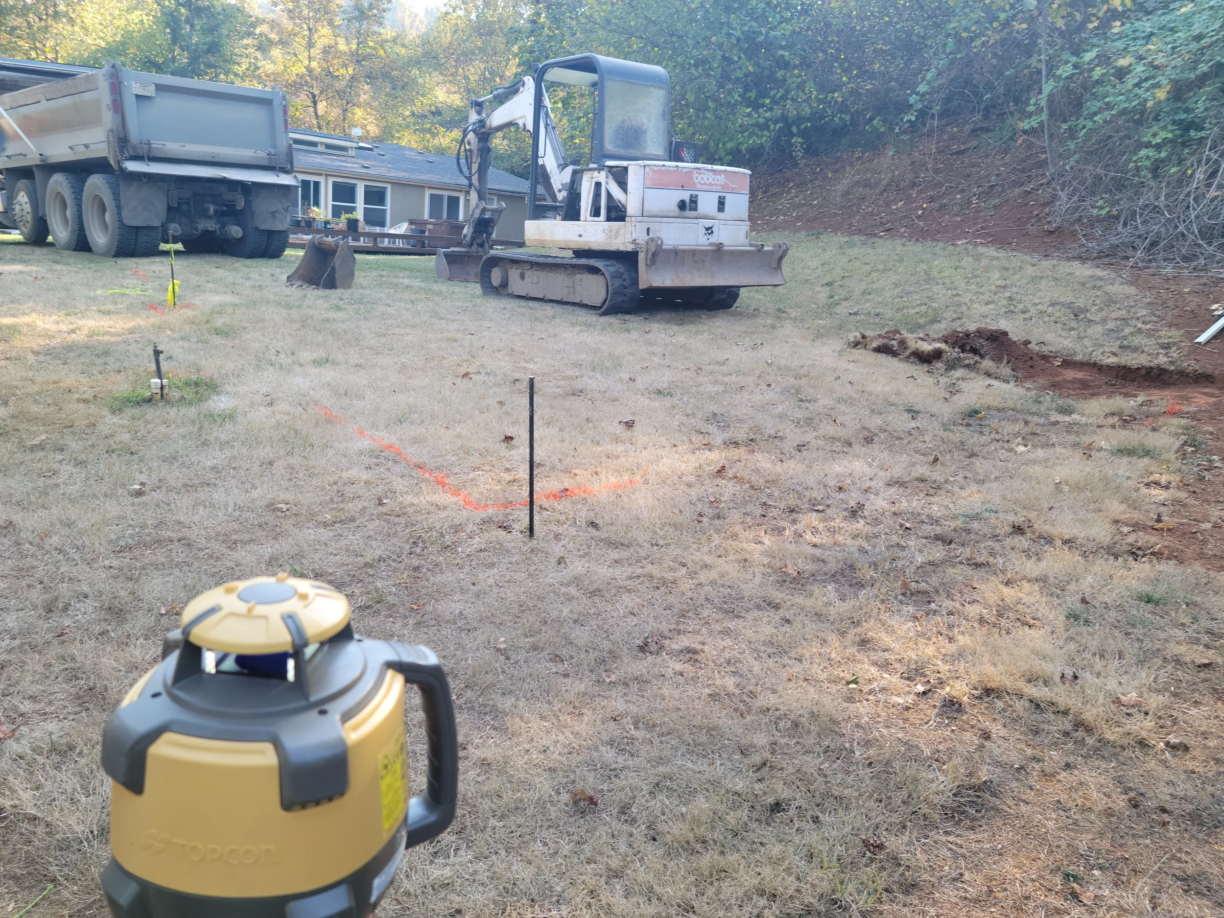 site prep for new playground