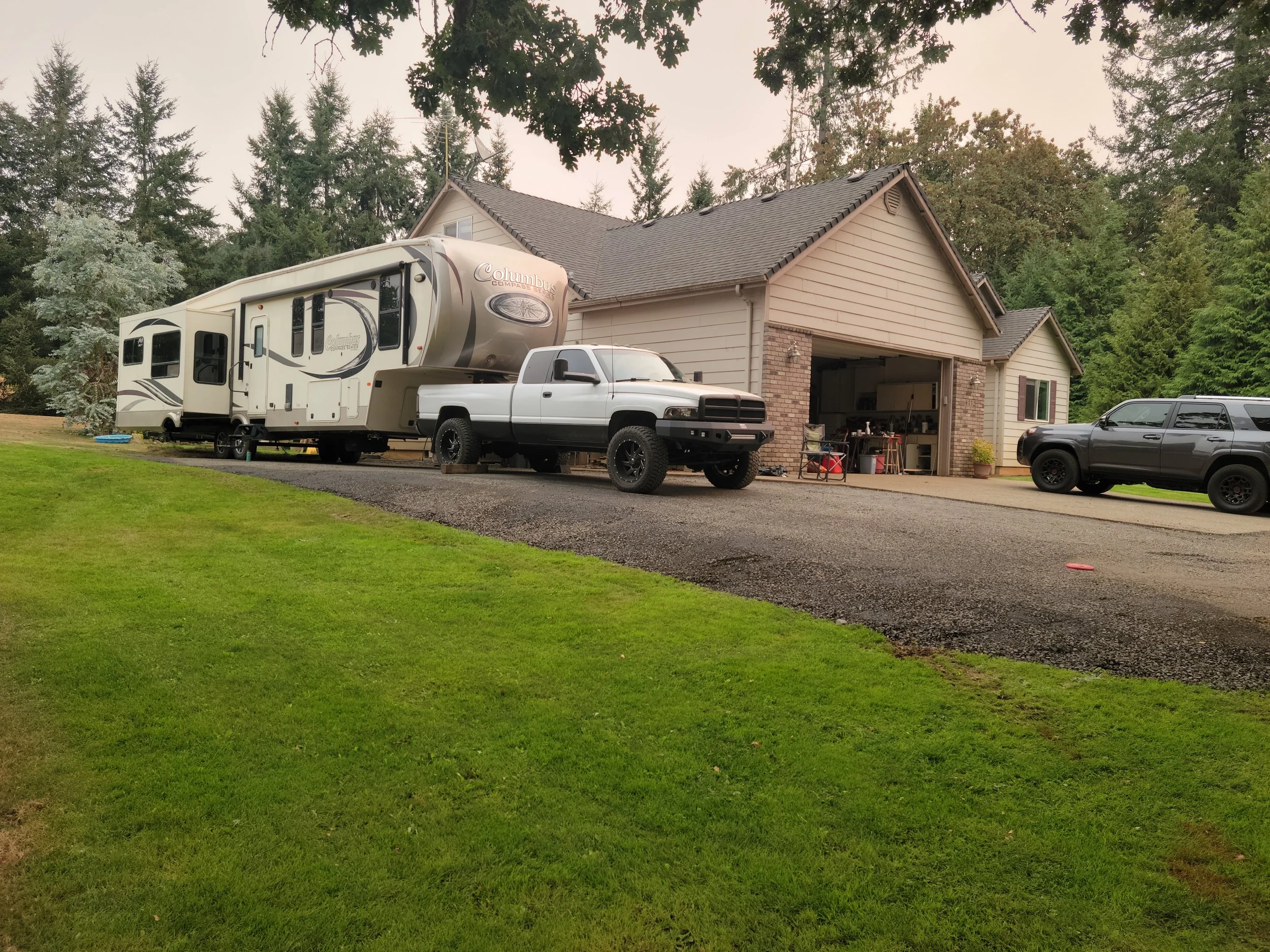 completed RV pad.