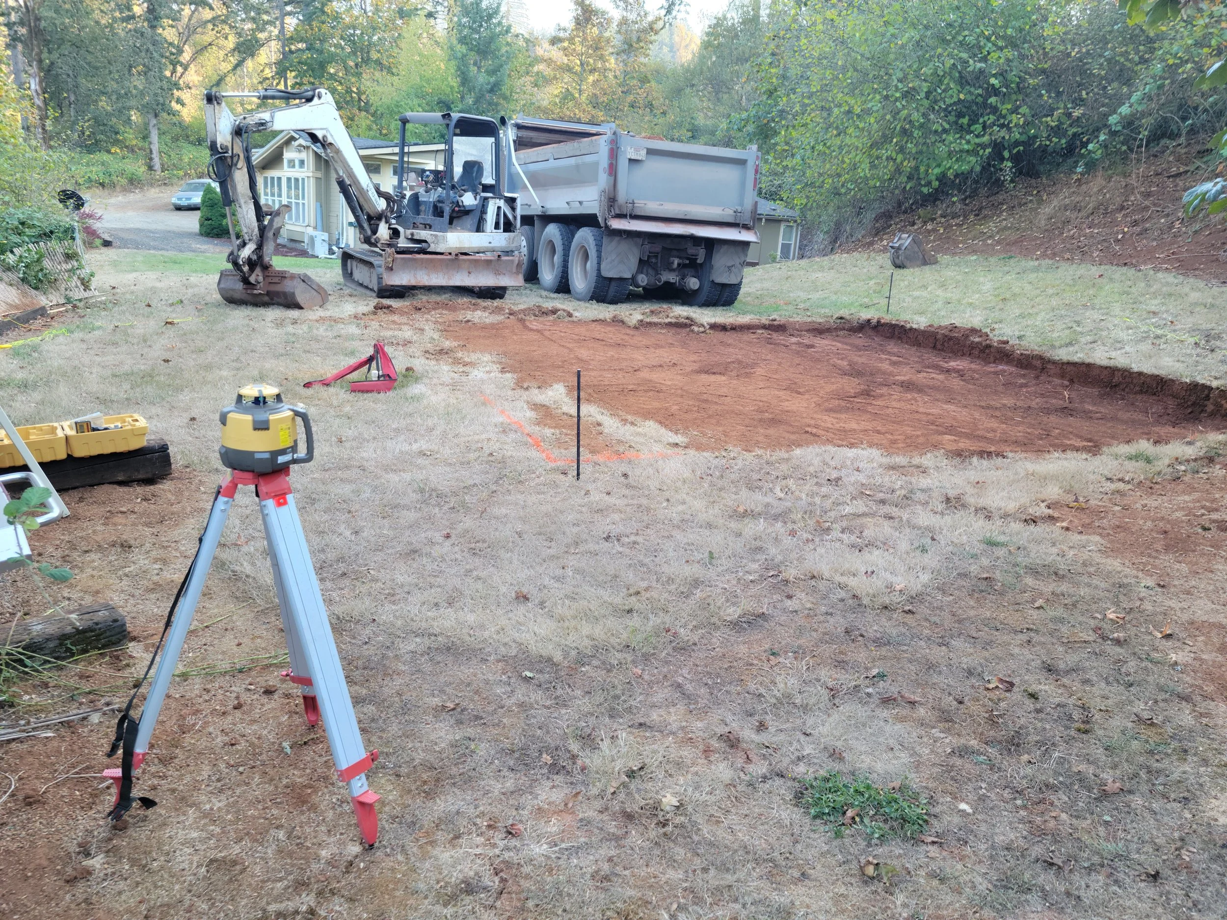 site prep for new playground Woodburn Oregon