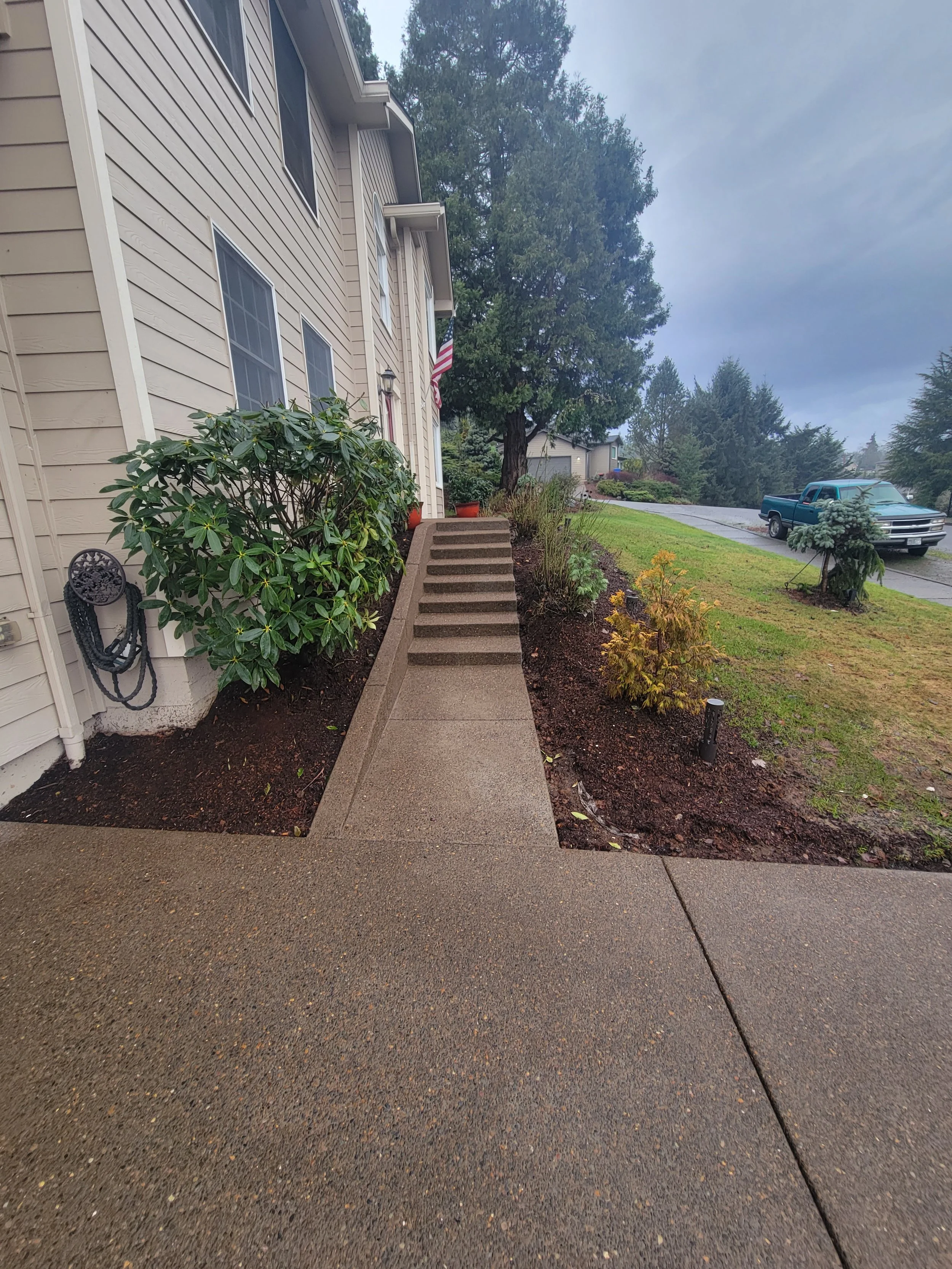 new concrete steps sweet home oregon