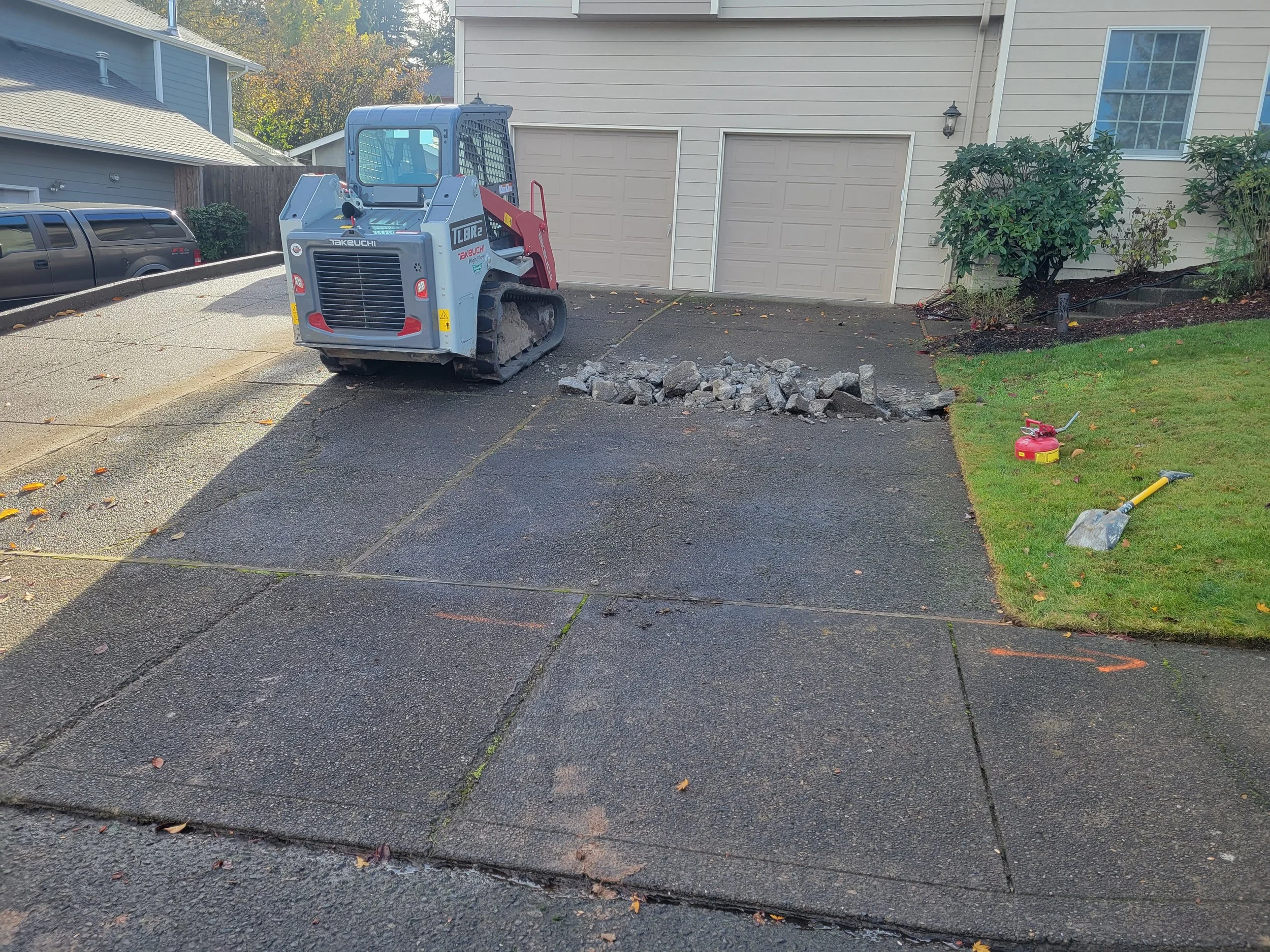 removing concrete driveway Salem Oregon