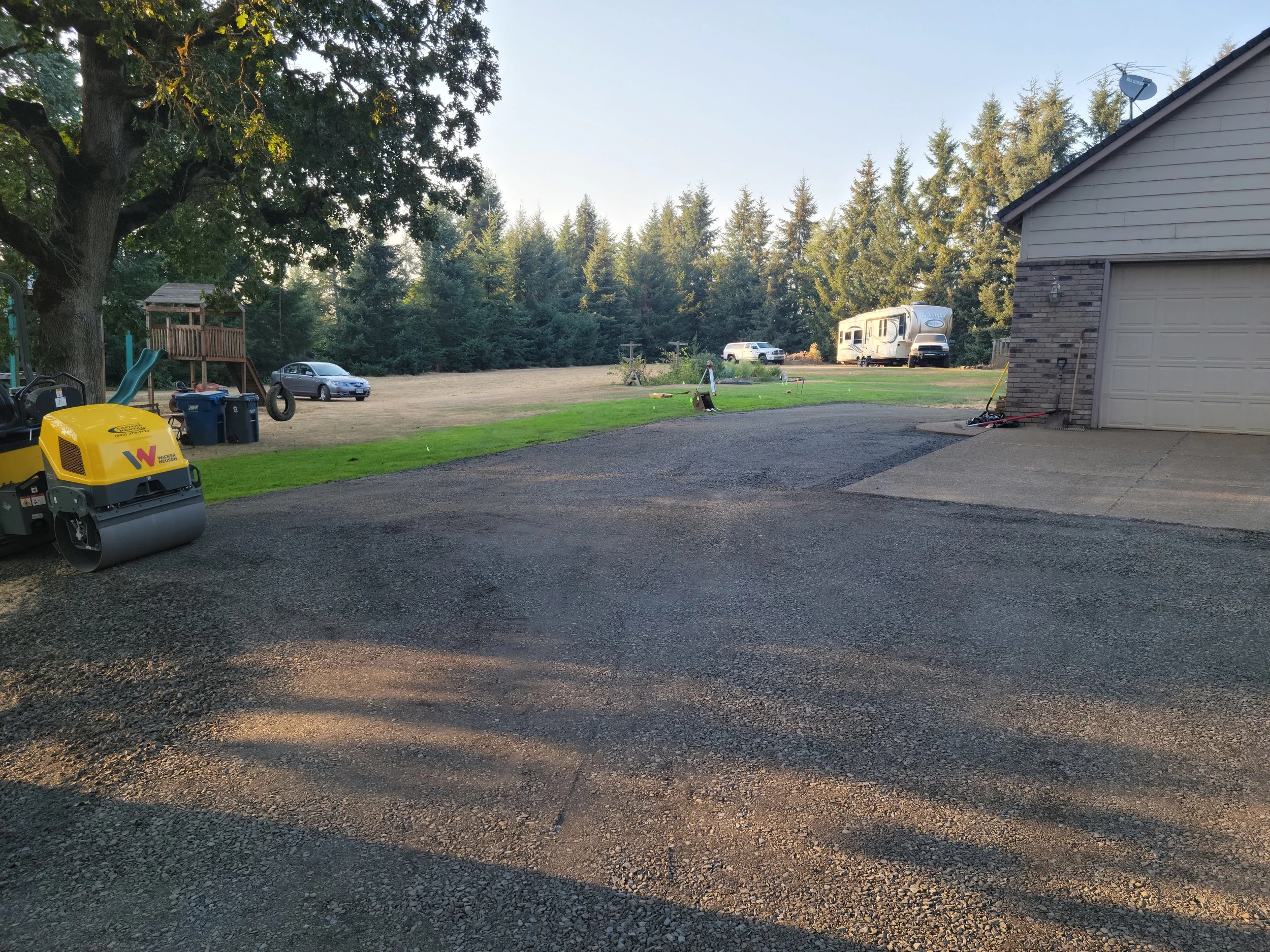 New RV/ parking pad.