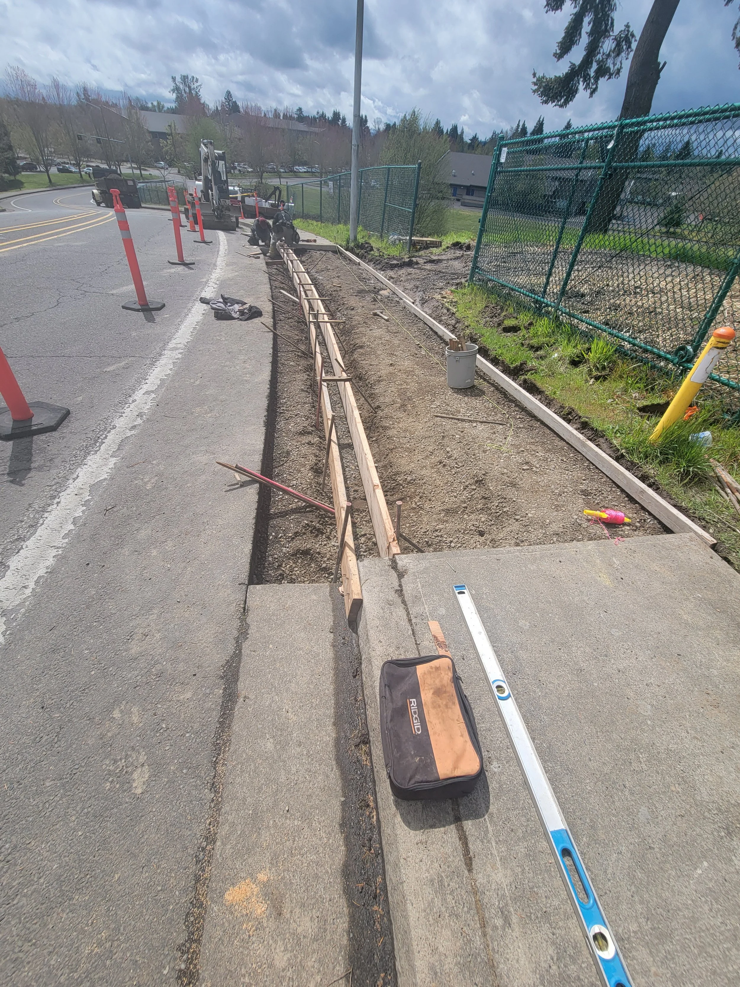 Sidewalk repair Salem Oregon.