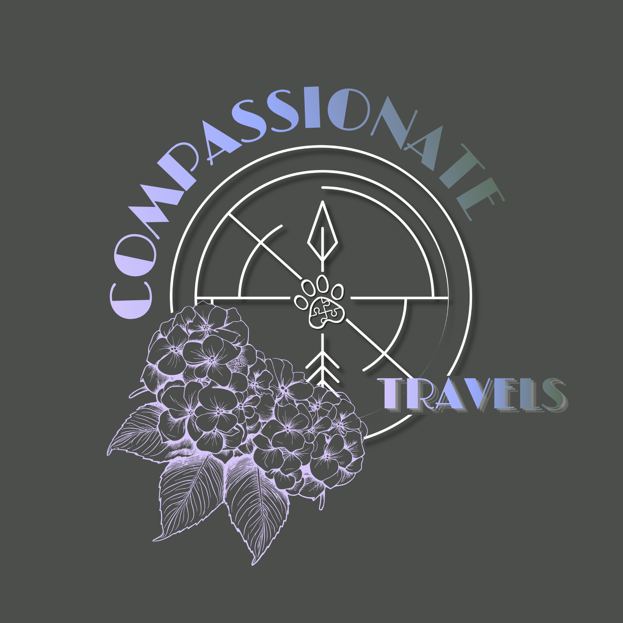 Logo Design for a start up travel agency in carroll county md called compassionate travels