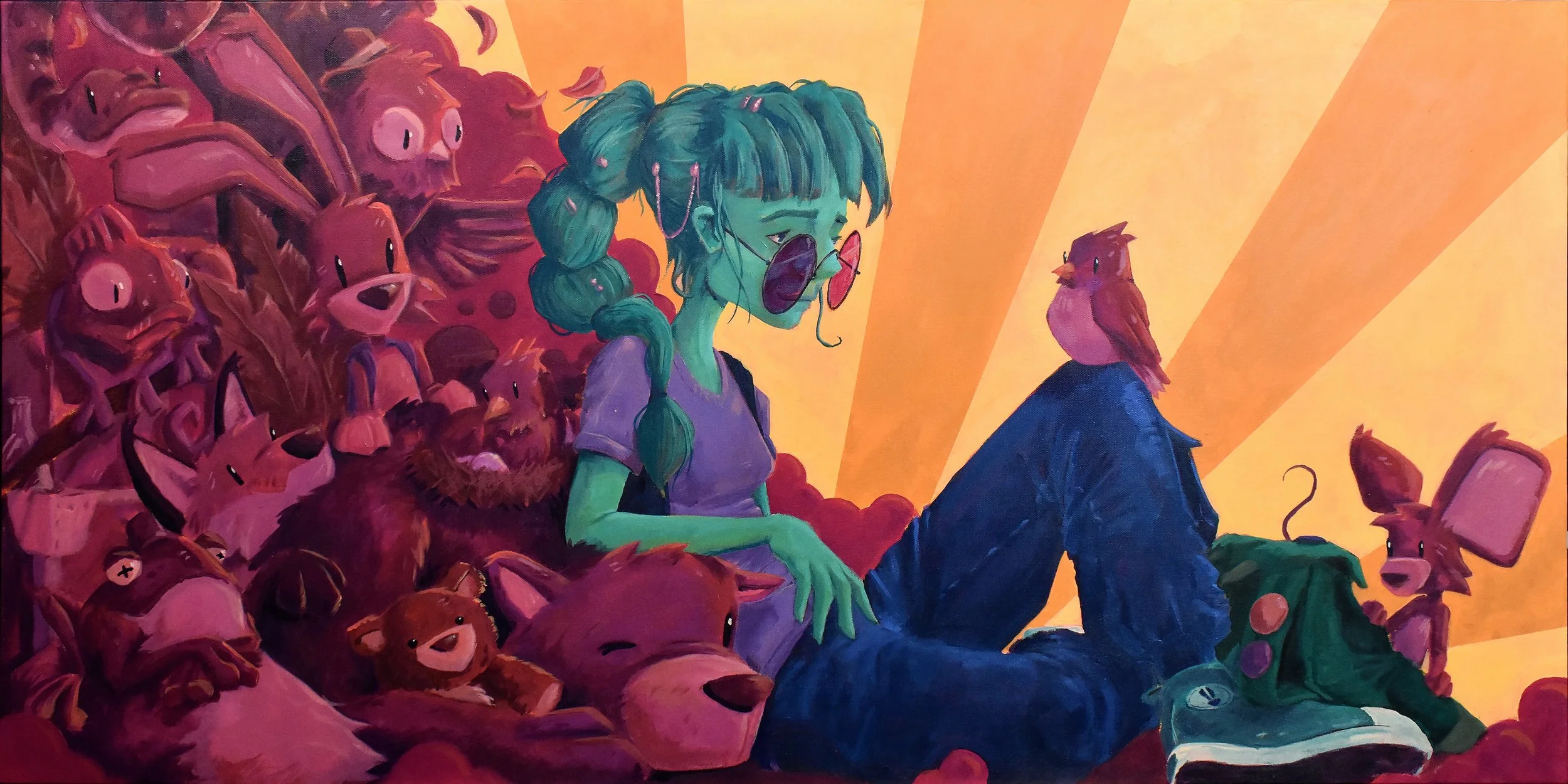 Rest Day - 24" x 48"