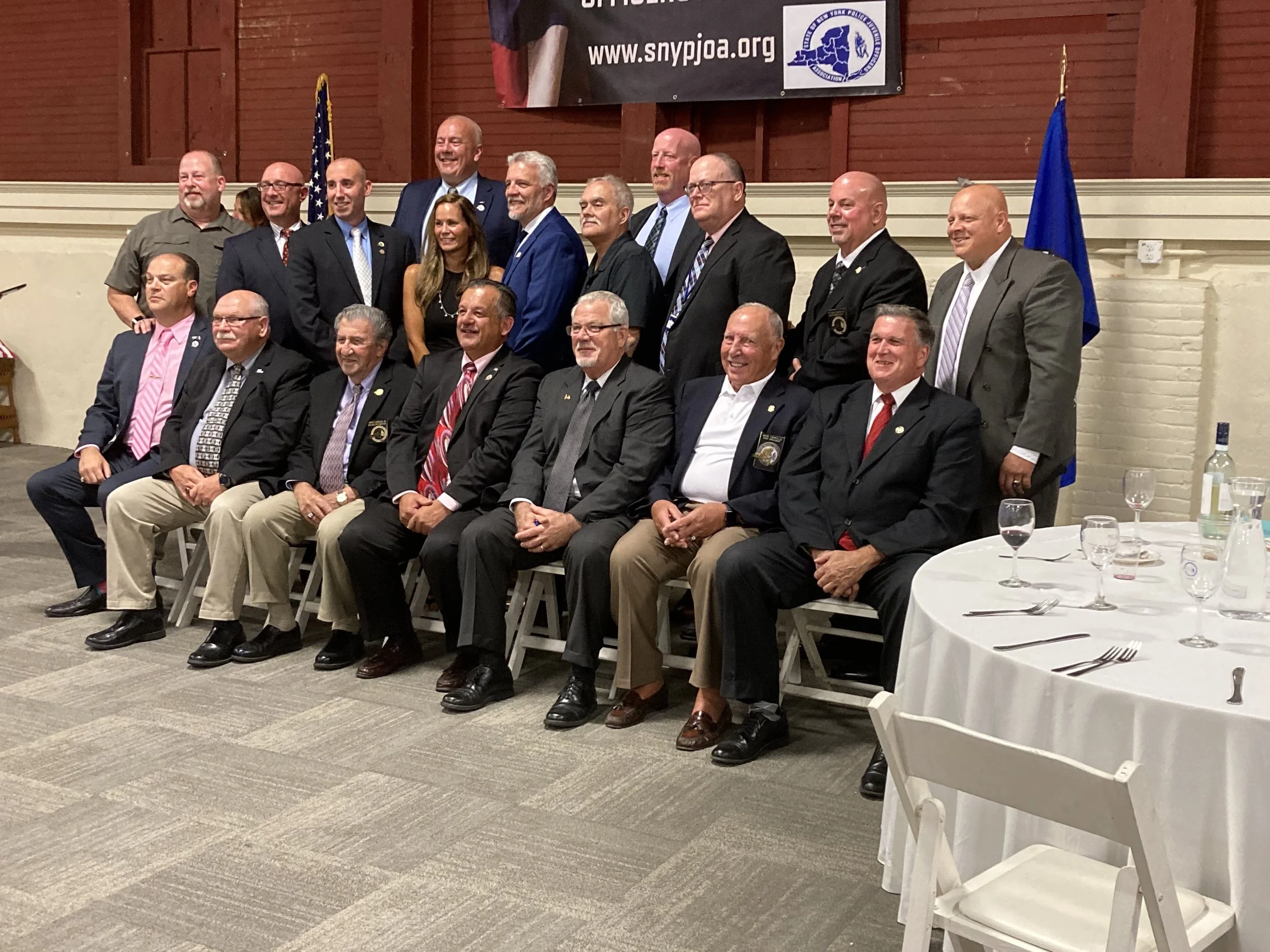 Reunion of the past presidents of the New York State Police Juvenile Officers' Association.