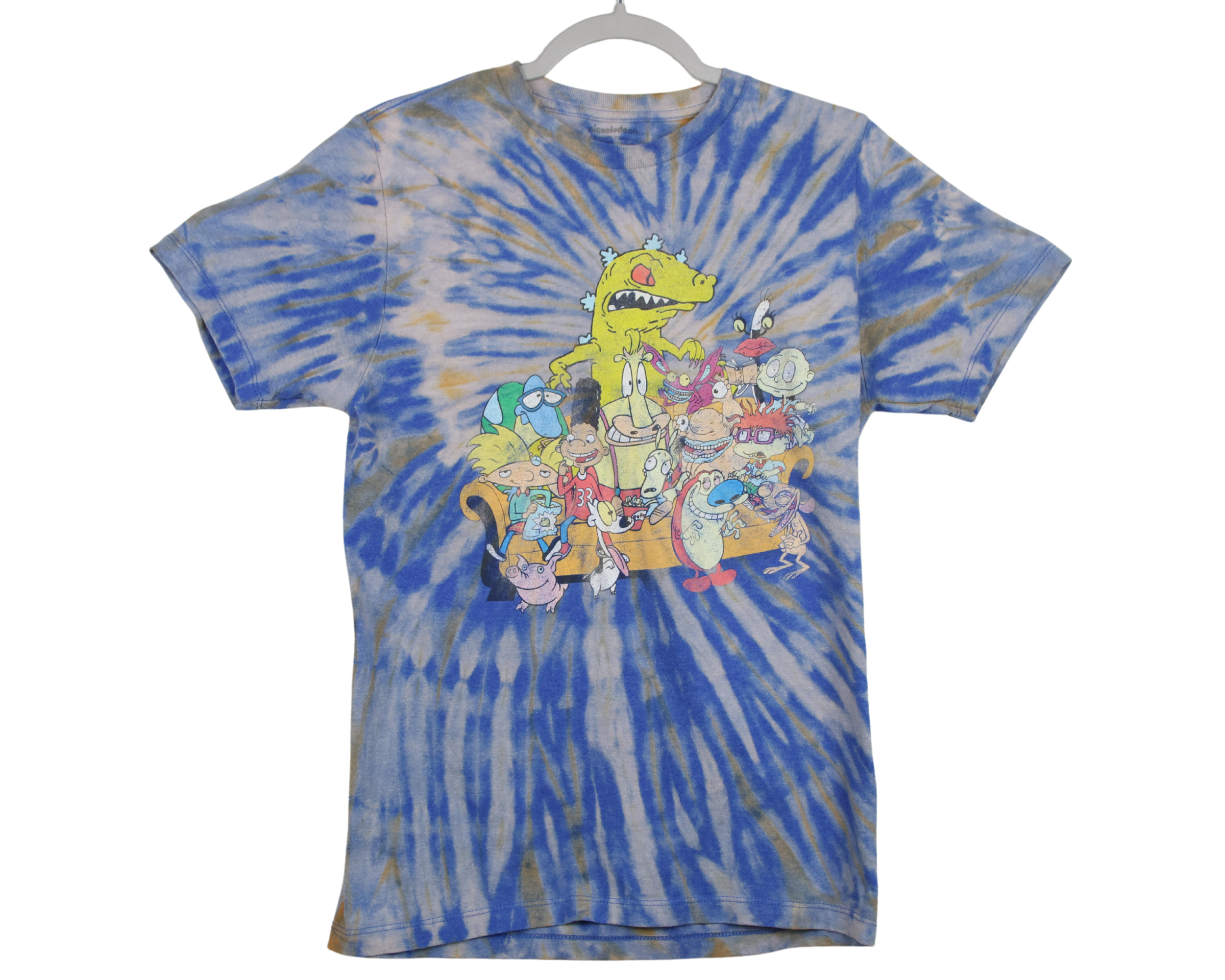 Nickelodeon Tie-dye Shirt | 90s Reworked Vintage Tee | Size S