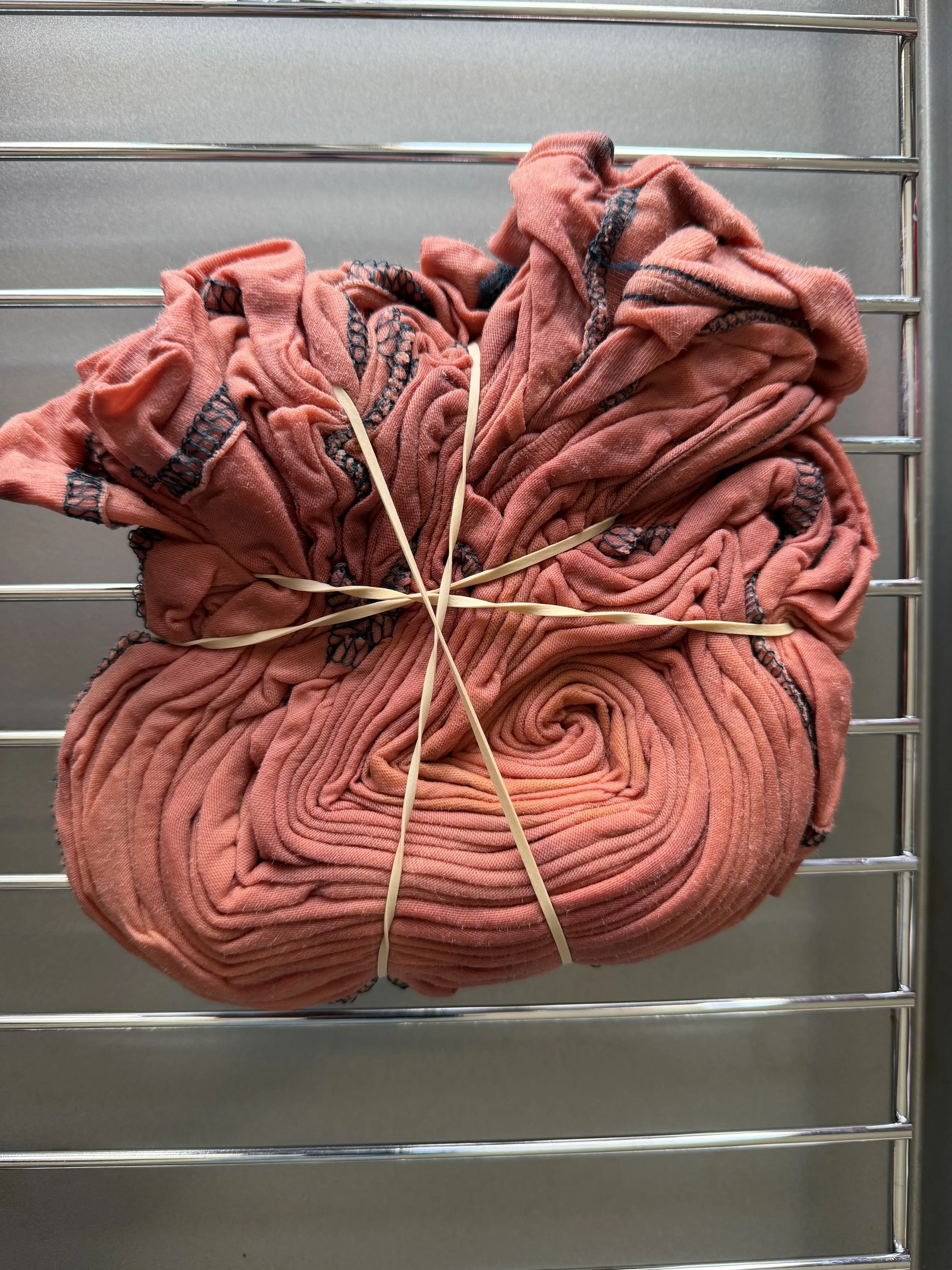 flowing through tying shirts