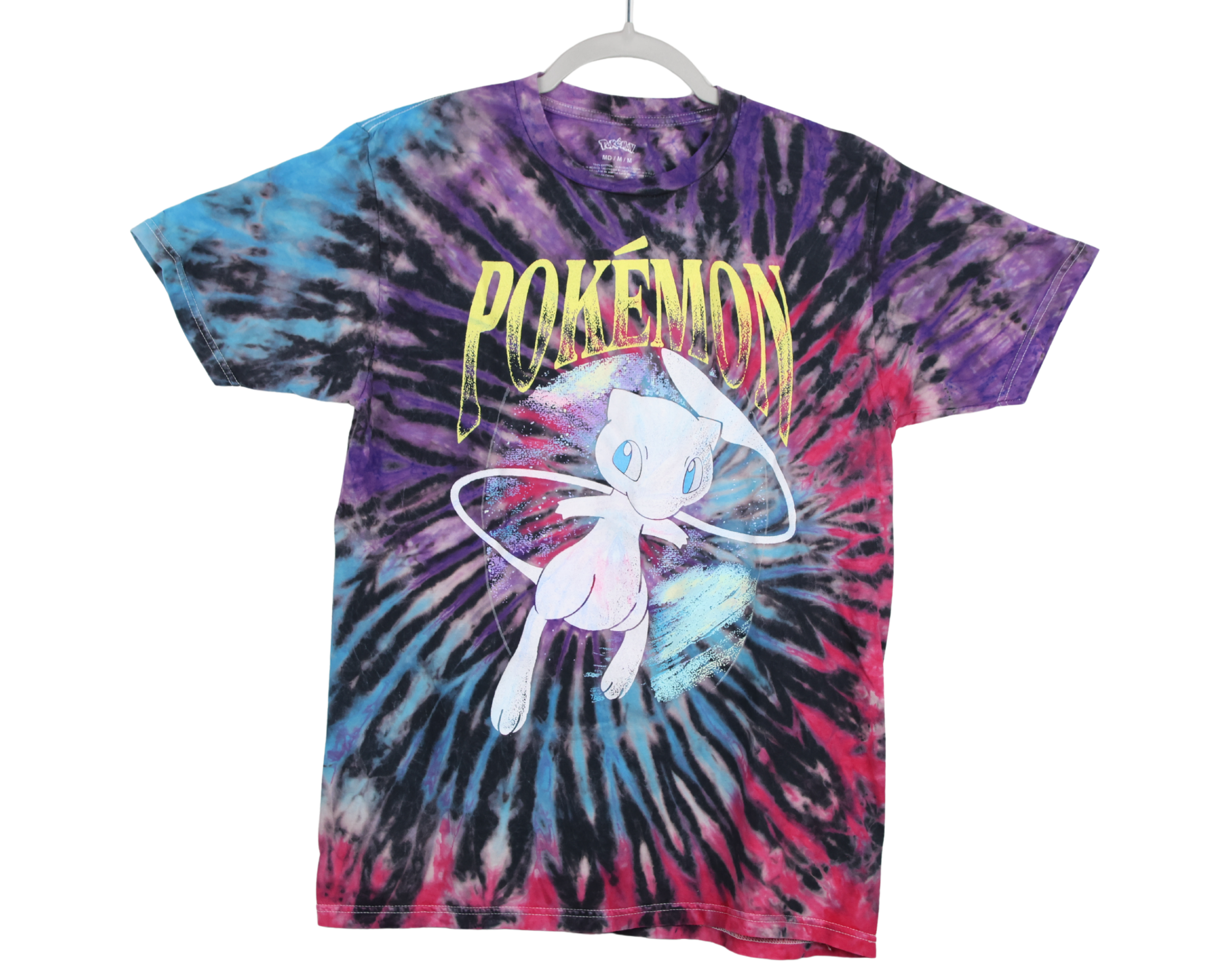 Vintage Pokémon Upcycled Tie-Dye Shirt