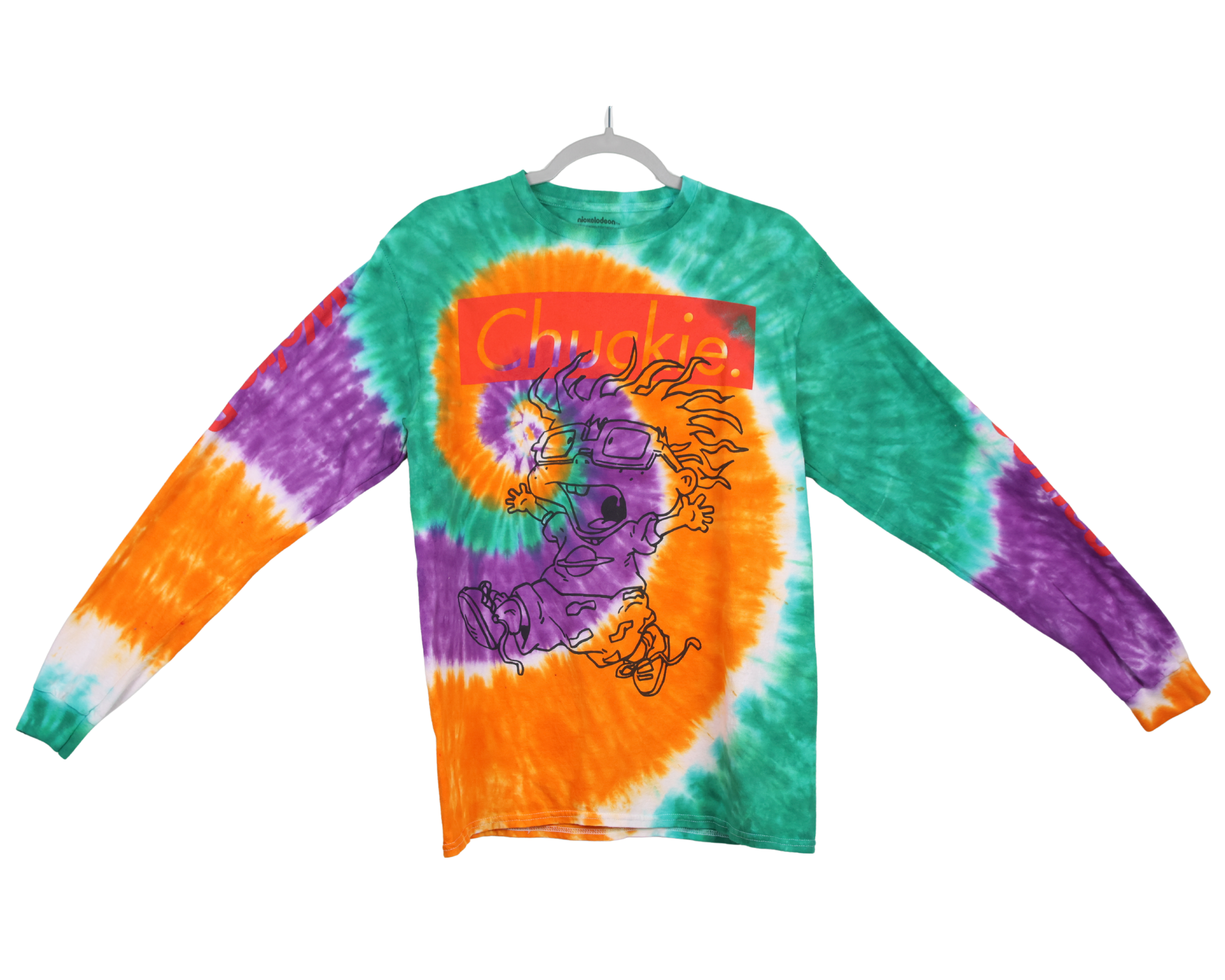Rugrats Chuckie Tie-dye Shirt | Reworked Nickelodeon Vintage | Size M