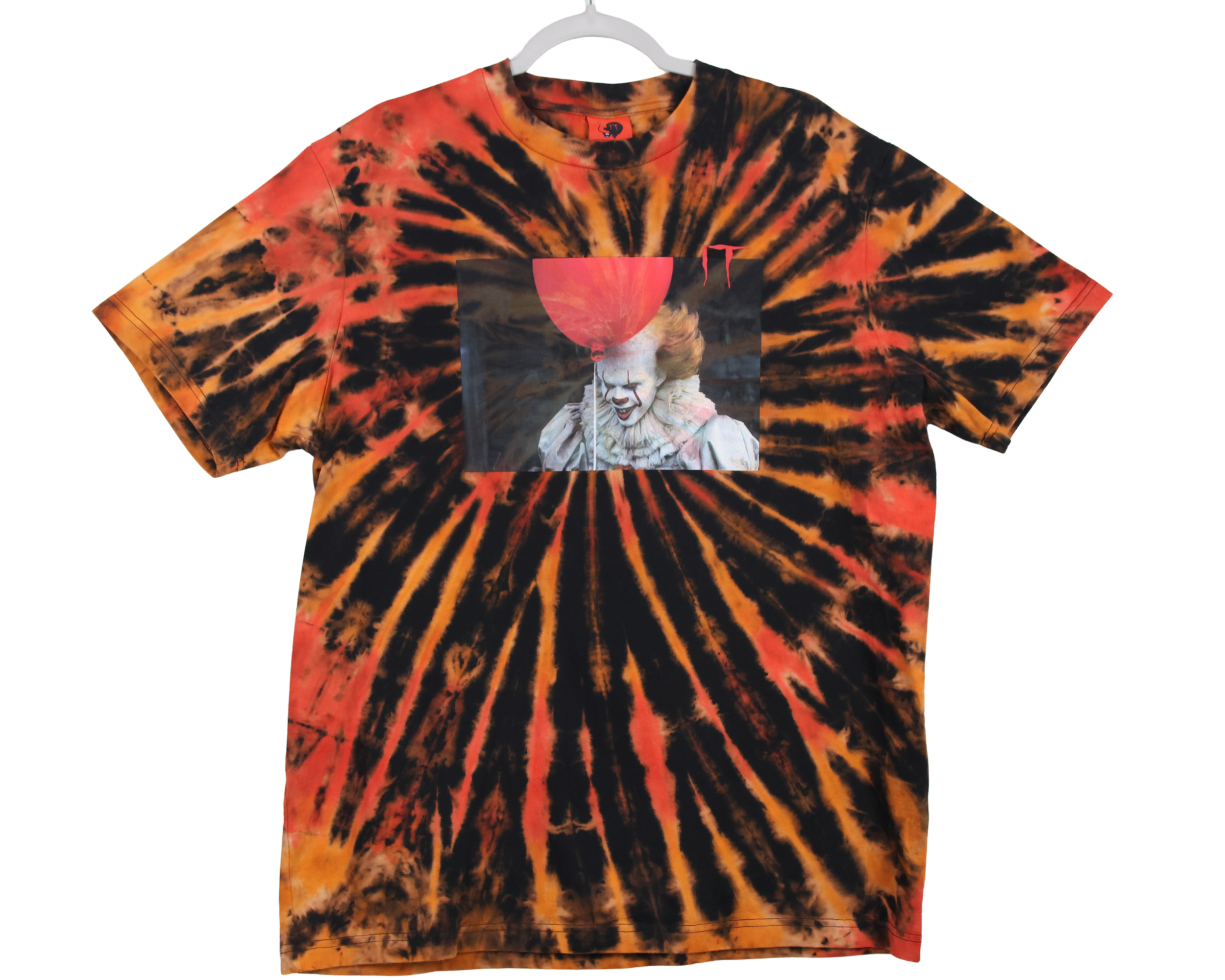 IT (Pennywise) Tie-dye Shirt | Reworked Horror Vintage Tee | Size XL