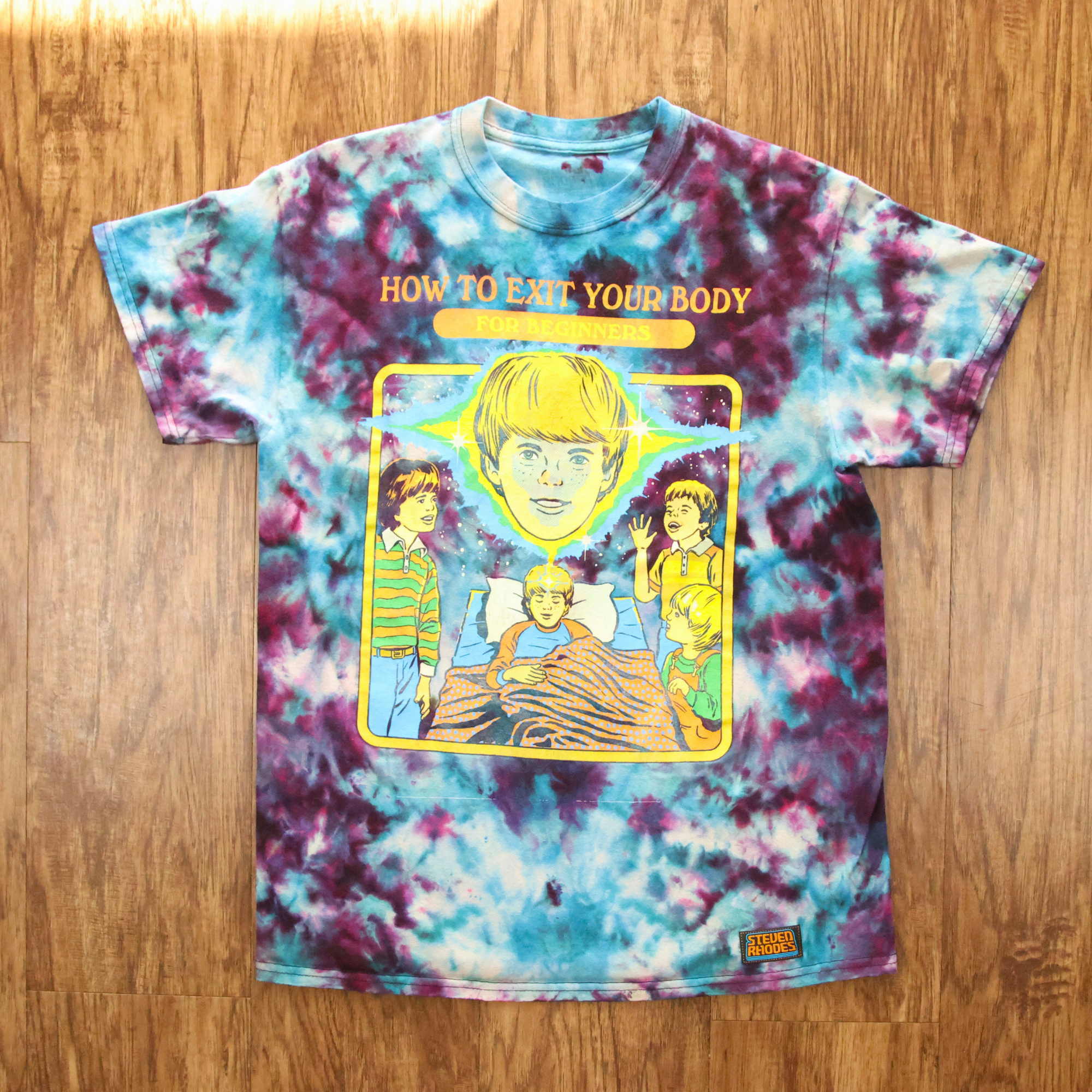 How to Exit Your Body Tie Dye Shirt | Reworked Graphic Tee | Size Medium