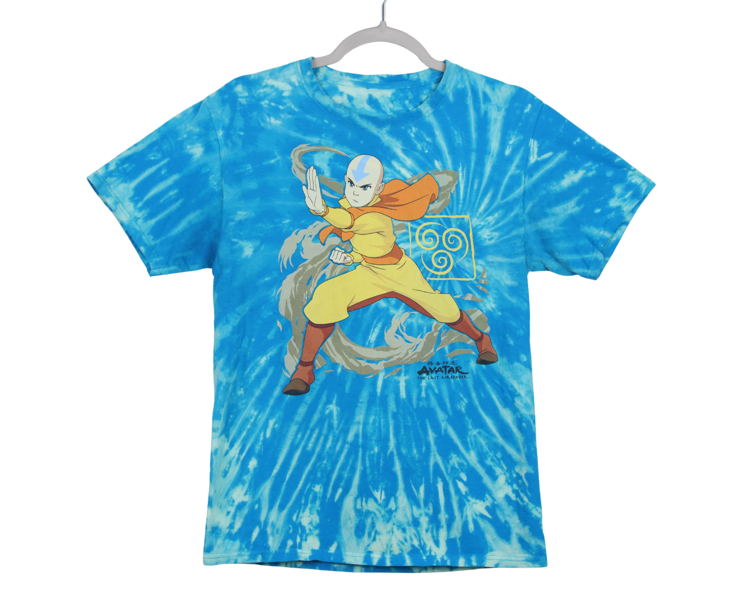 Avatar (Aang) Tie-dye Shirt | Reworked Elemental Vintage | Size XS