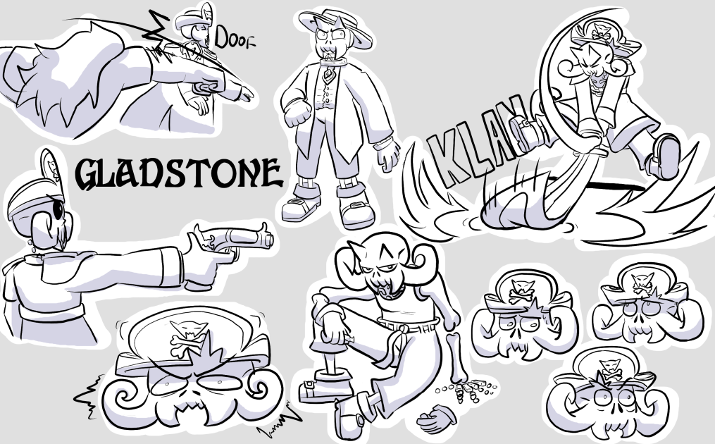 Captain Gladstone - Sundown & The Stargirl - Pirate adventure-comedy