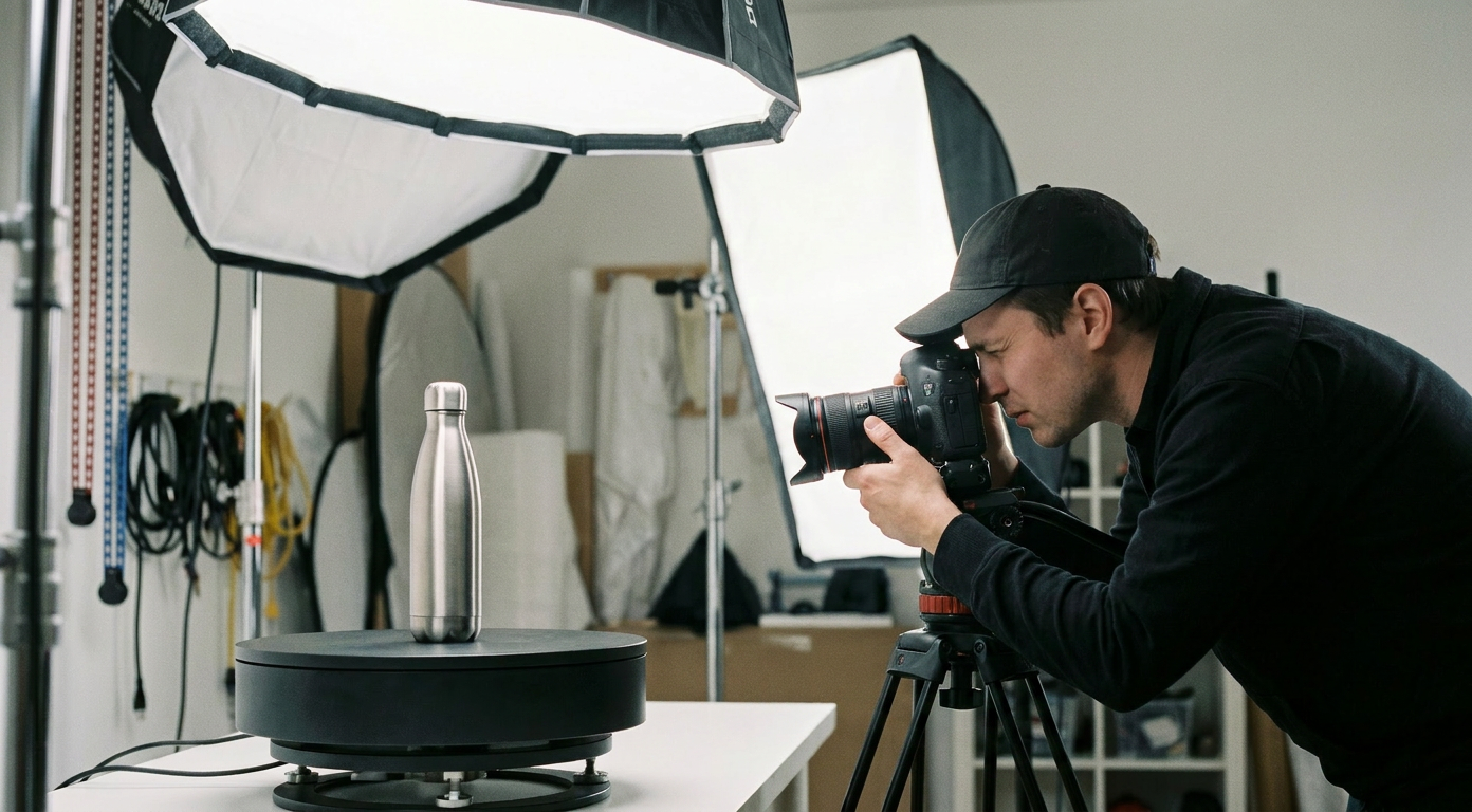 Master the Spin: The E-commerce Guide to 360 Product Photography for Amazon and Shopify