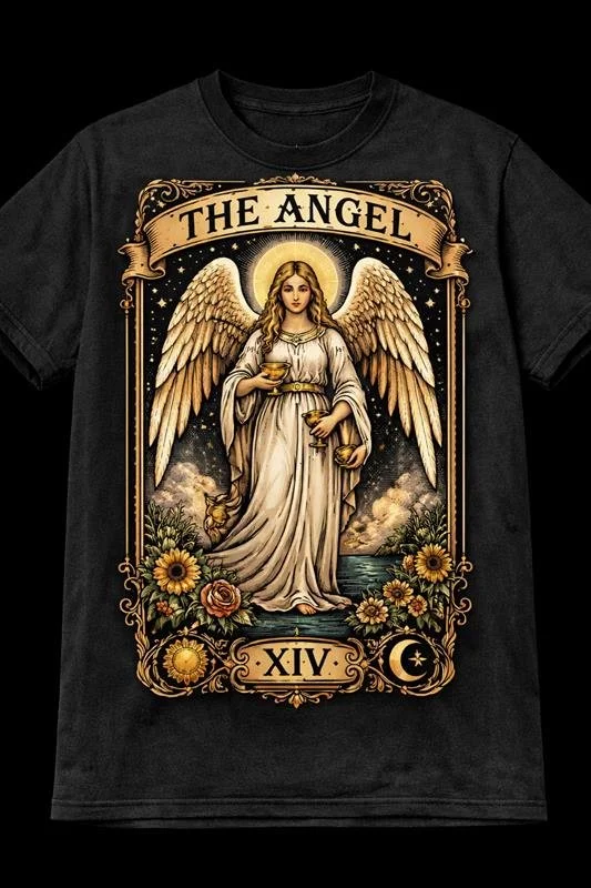 The Angel Tard Card T-Shirt