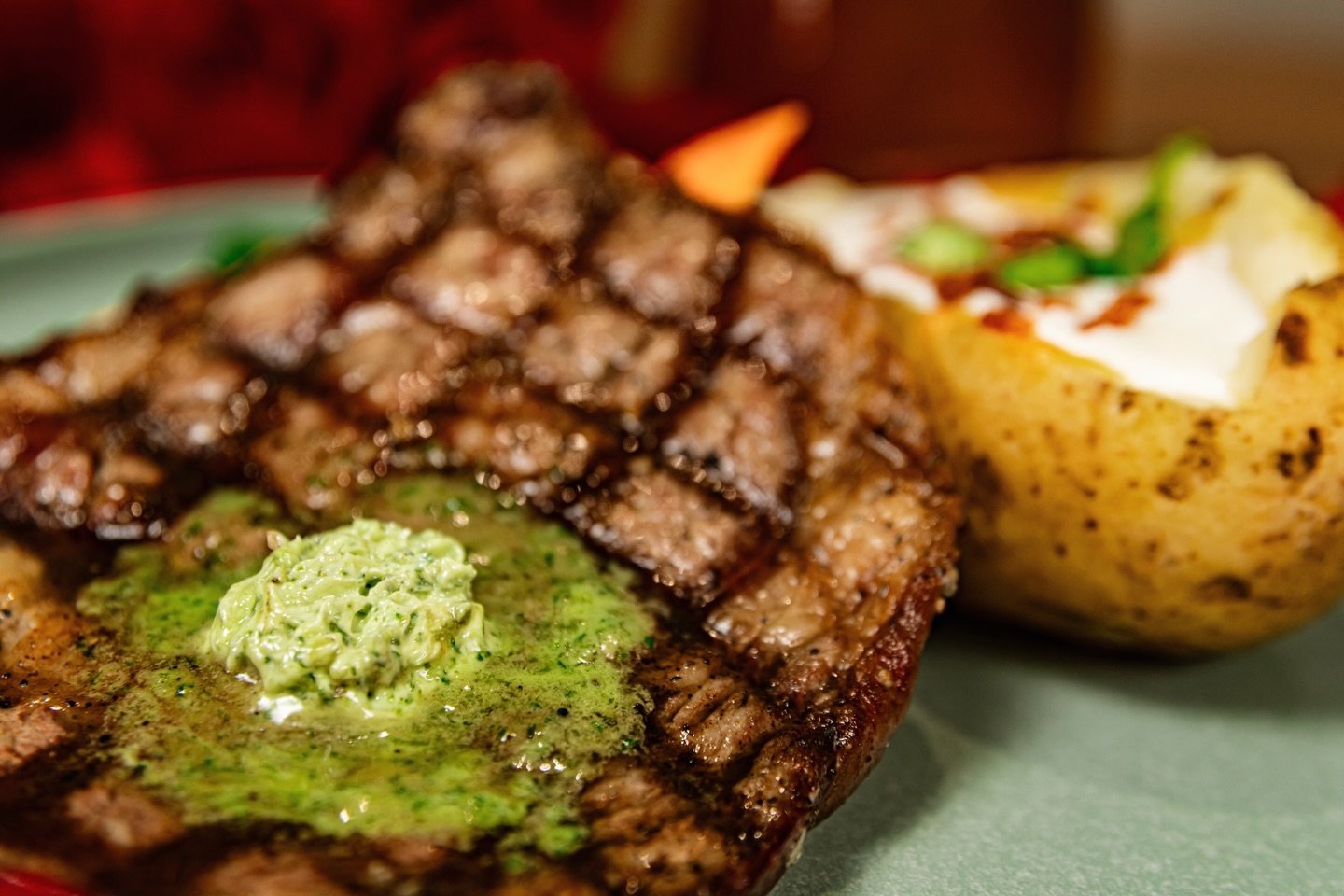Juicy, a little char, and chimichurri on top that pulls it all together 🥩 No extras needed.

Come unwind with us | Open Tuesday - Saturday 11am - 9pm | 🍳 Sunday Brunch 11am - 3pm 
 
 
 
 

#thebeehiveukiah #steak #ribeye #grill #explorepage