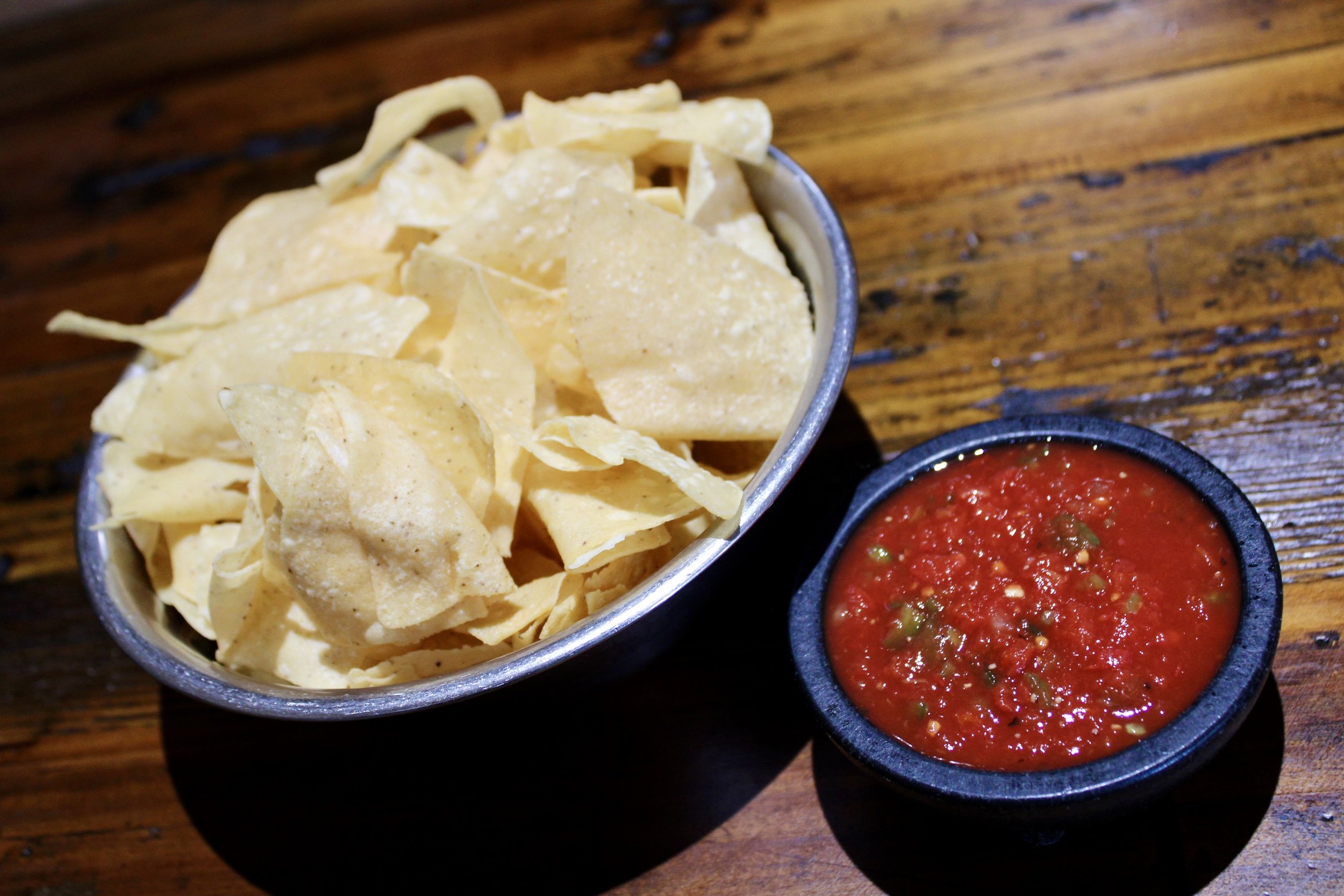 In-house prepared chips and salsa 