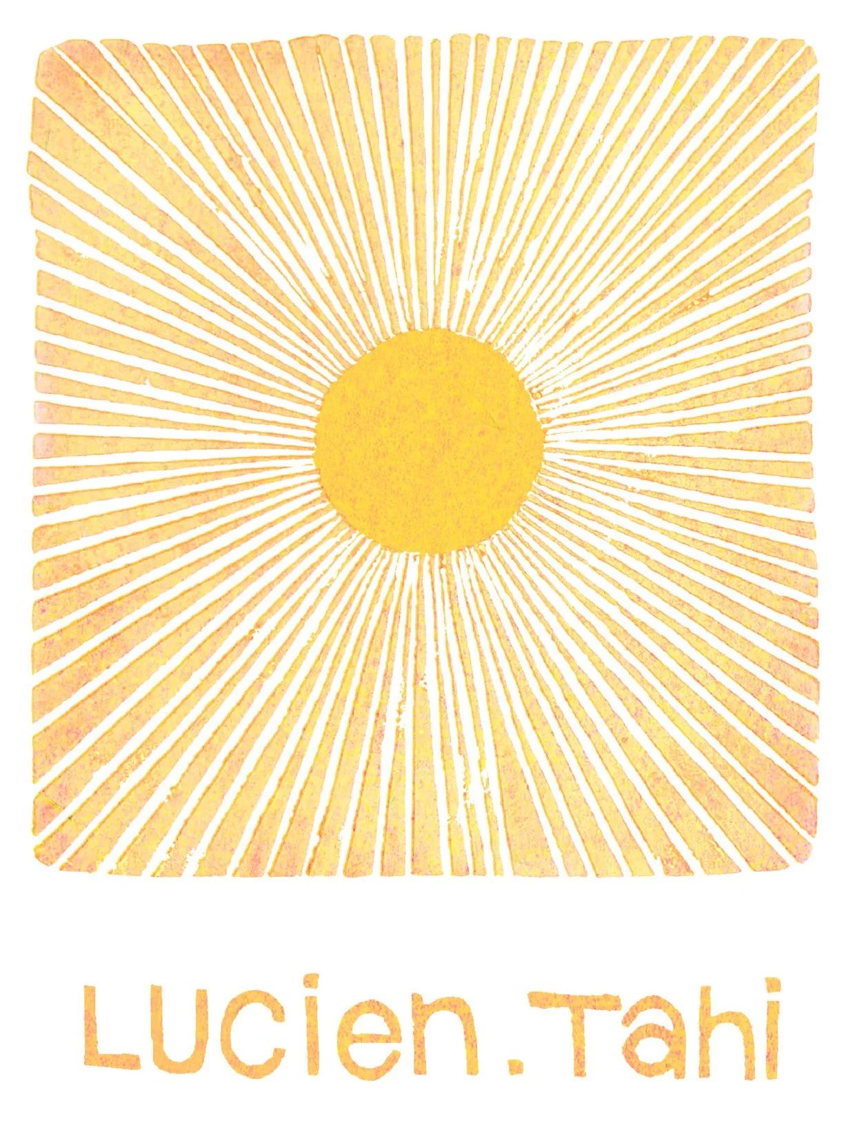 Birth announcement for Lucien