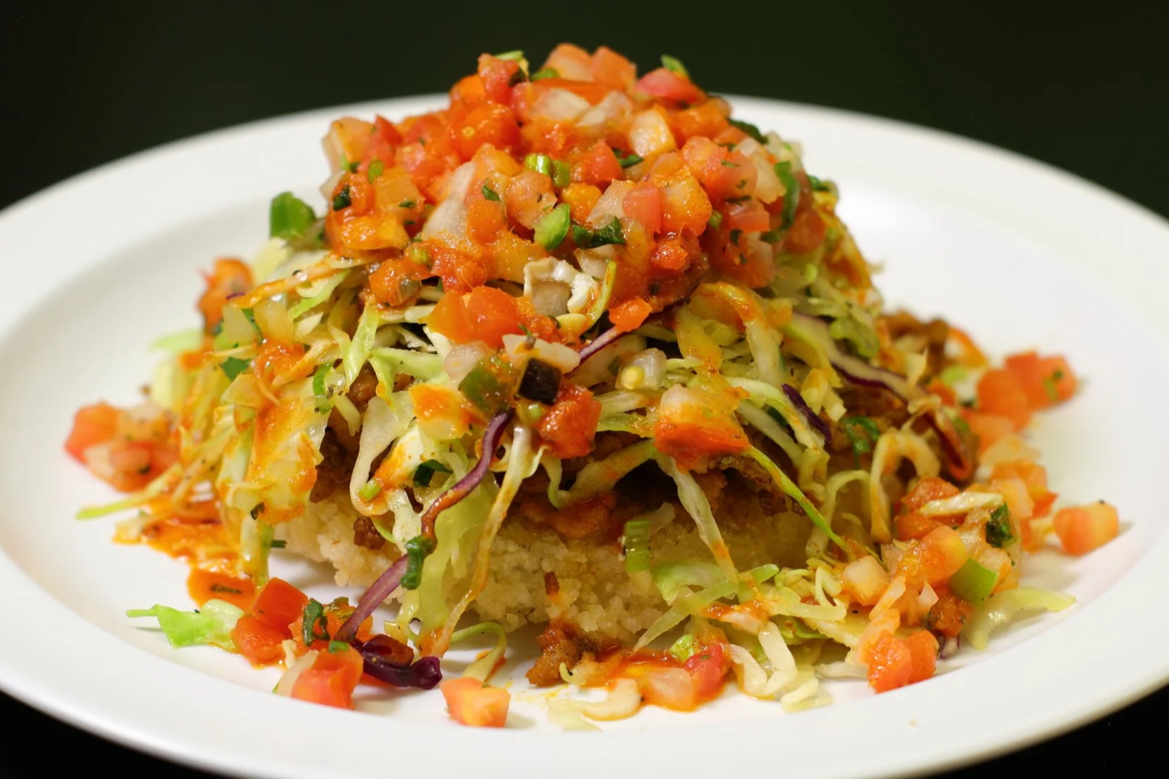 Fusion Bulgogi Pork Tostada 