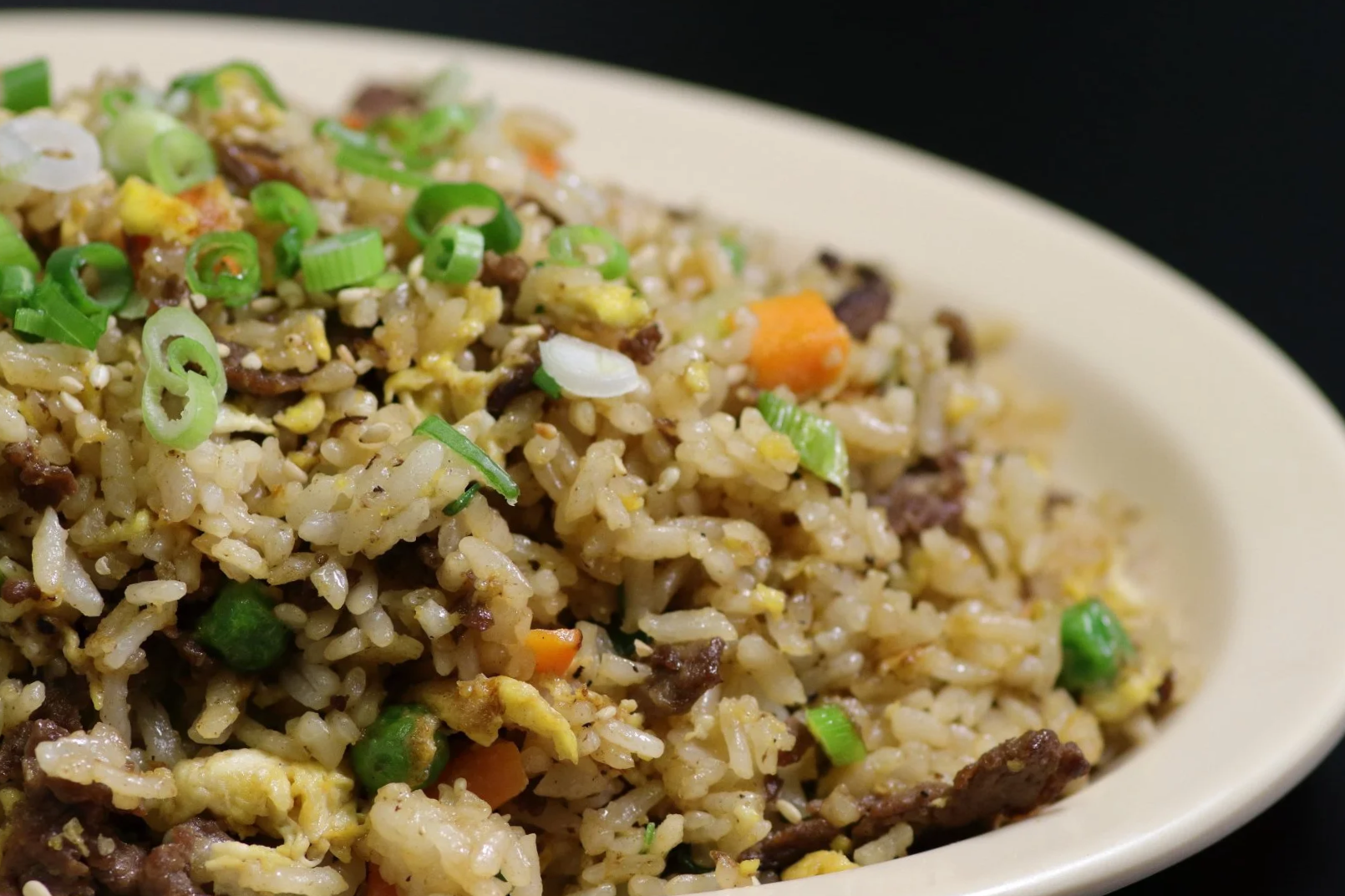 Bulgogi Beef Fried Rice (peas & carrots not available)