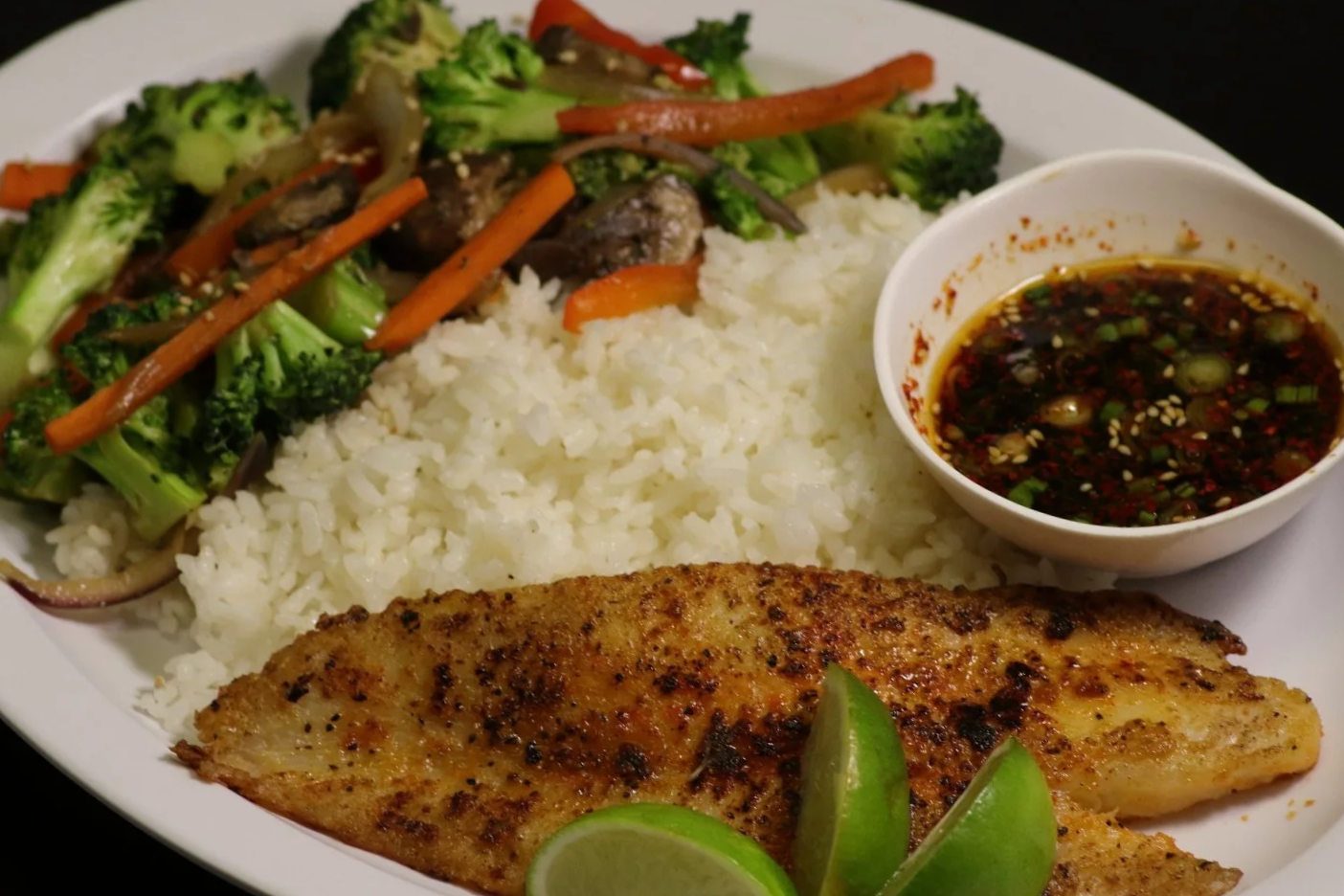 Pan Fried Fish Plate