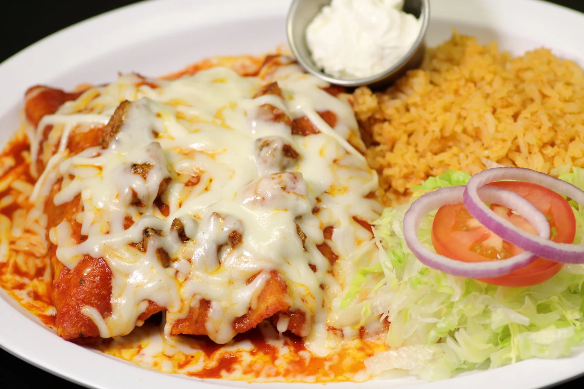 Fusion Enchilada Plate
