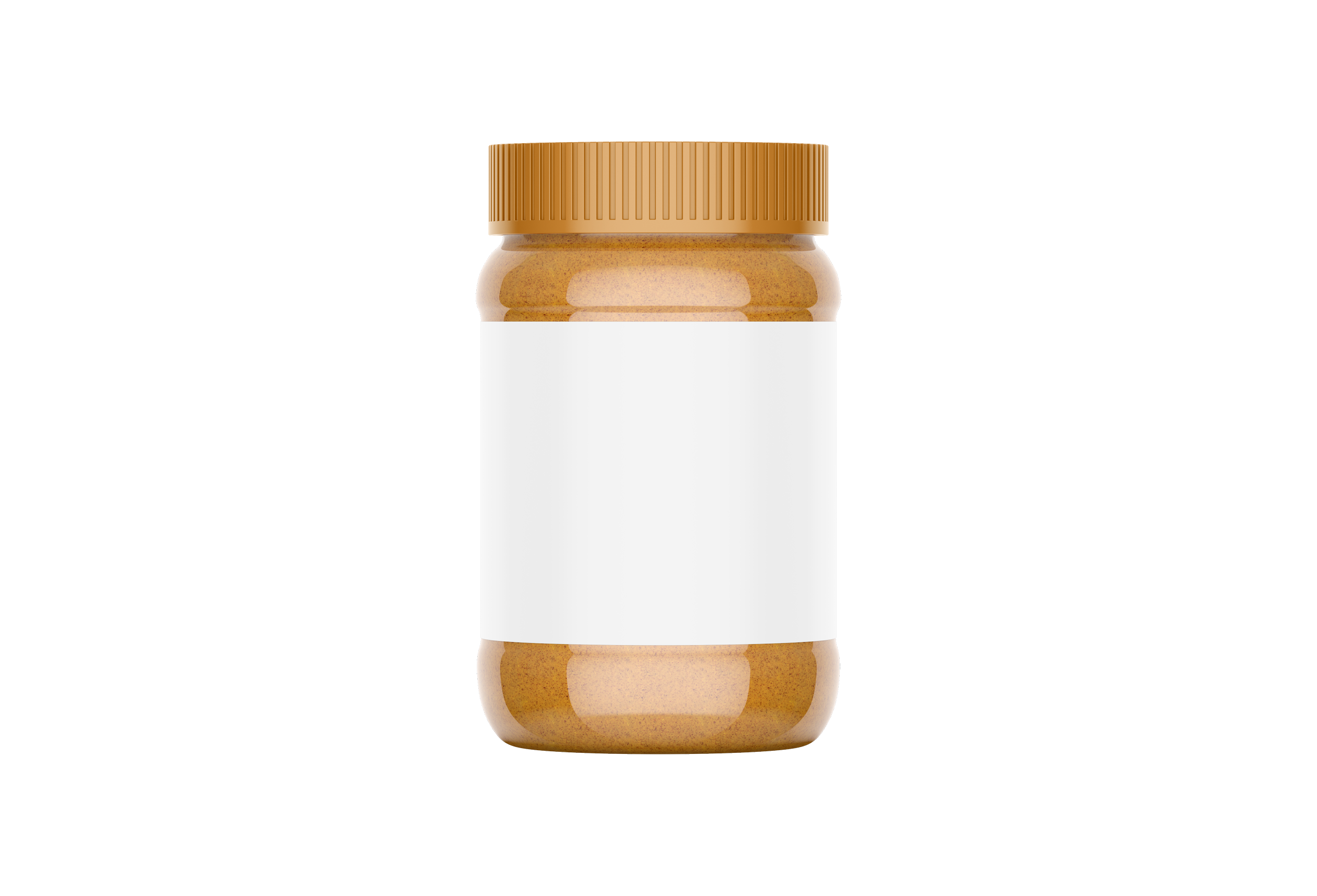 Food jar label mockup