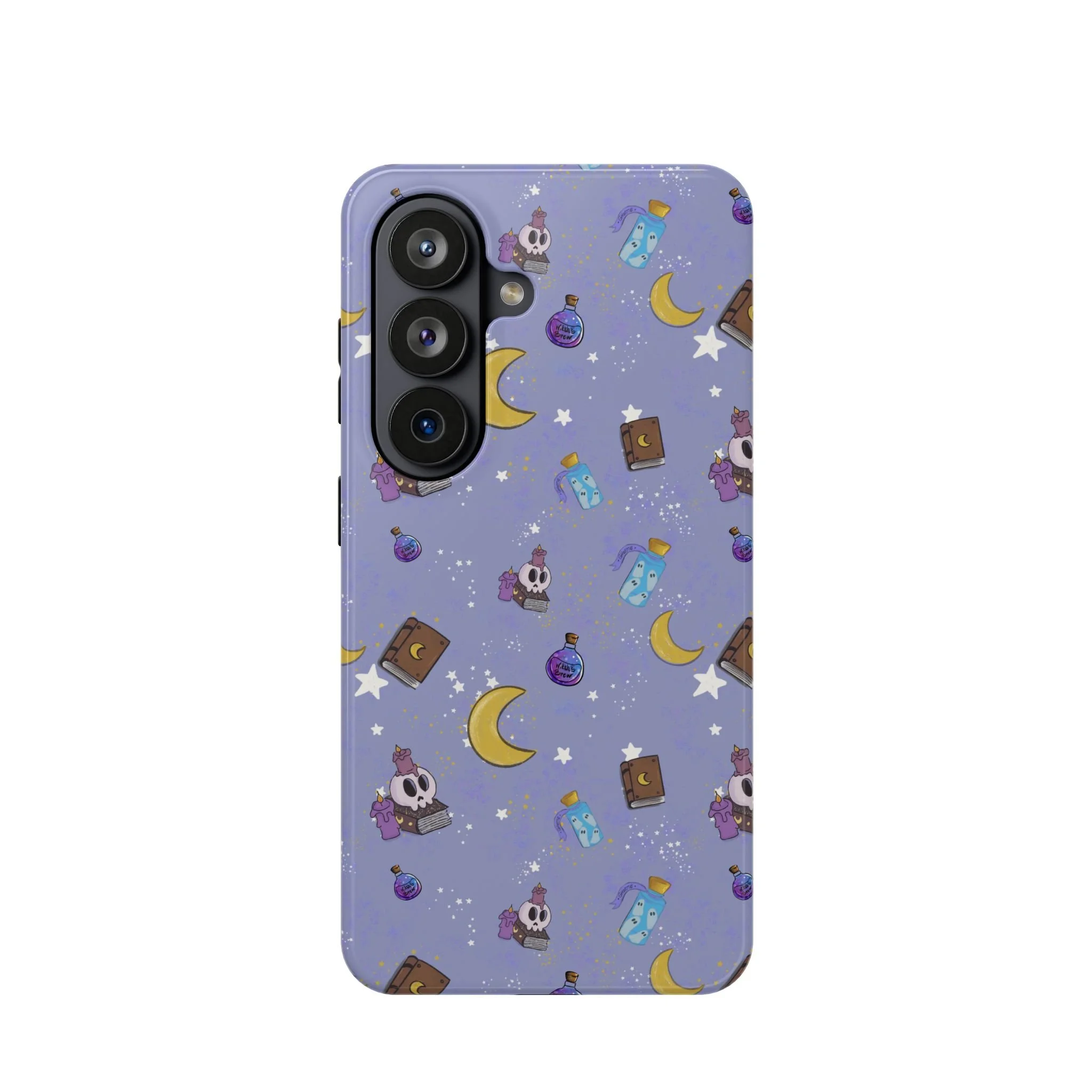 Cute Magical Skull Pattern phone case | Magnetic Impact-Resistant Case