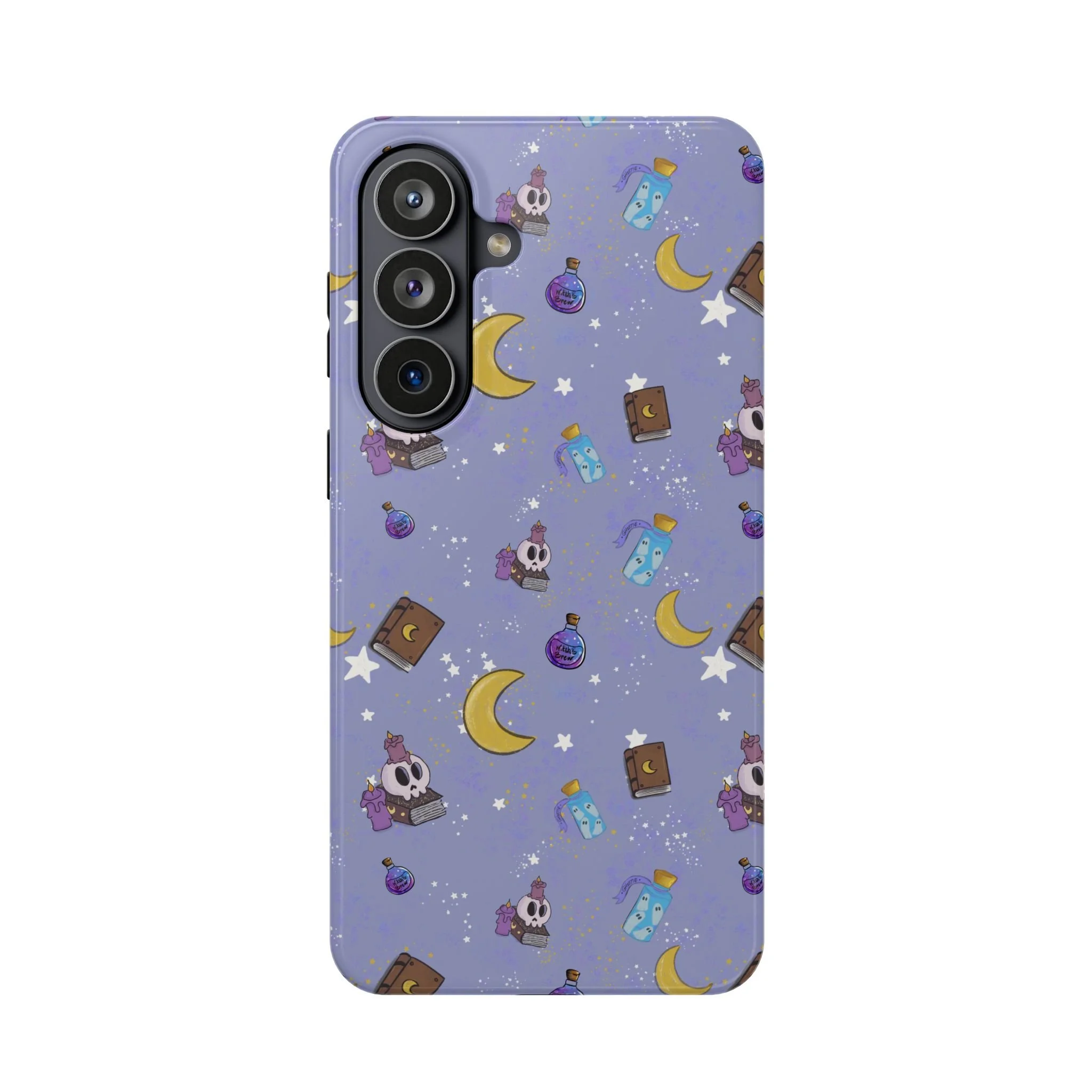 Cute Magical Skull Pattern phone case | Magnetic Impact-Resistant Case