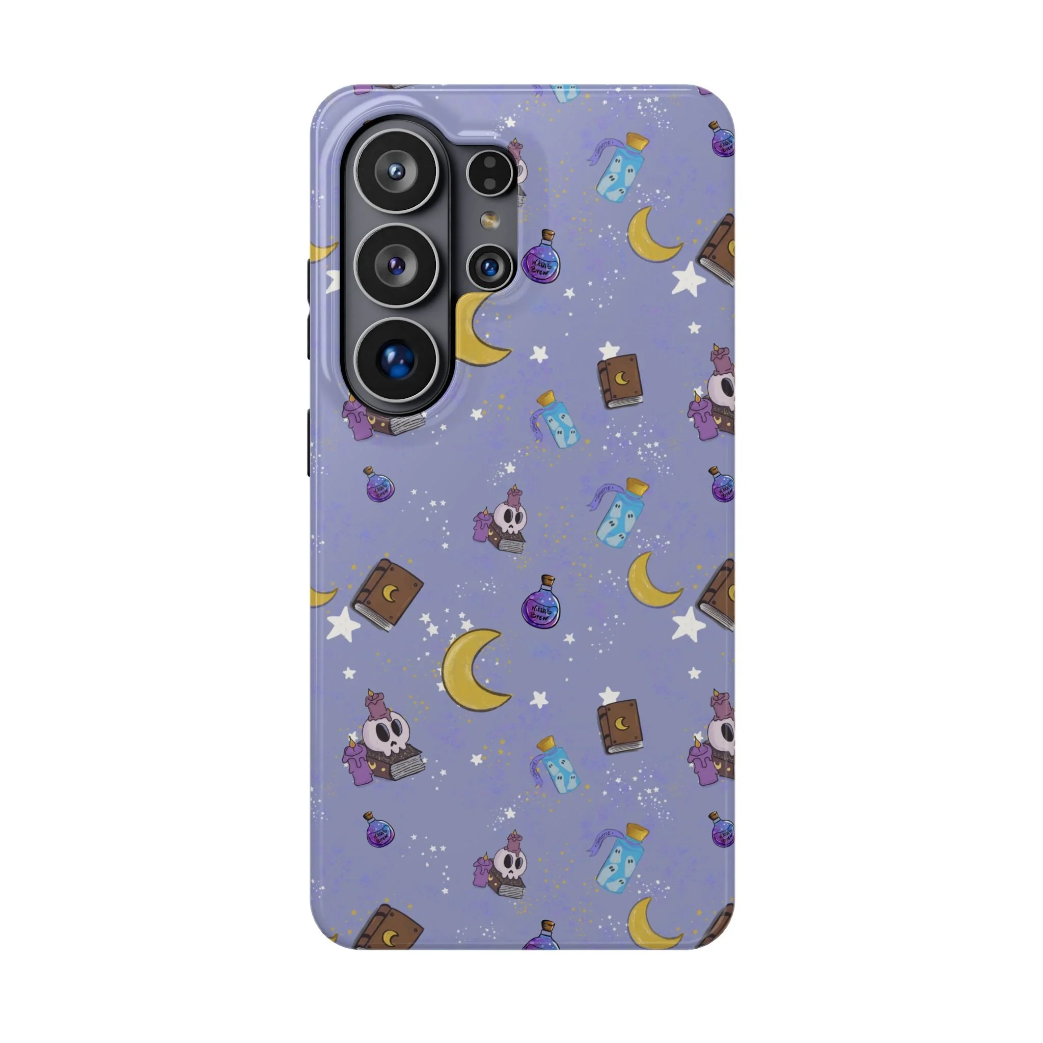 Cute Magical Skull Pattern phone case | Magnetic Impact-Resistant Case