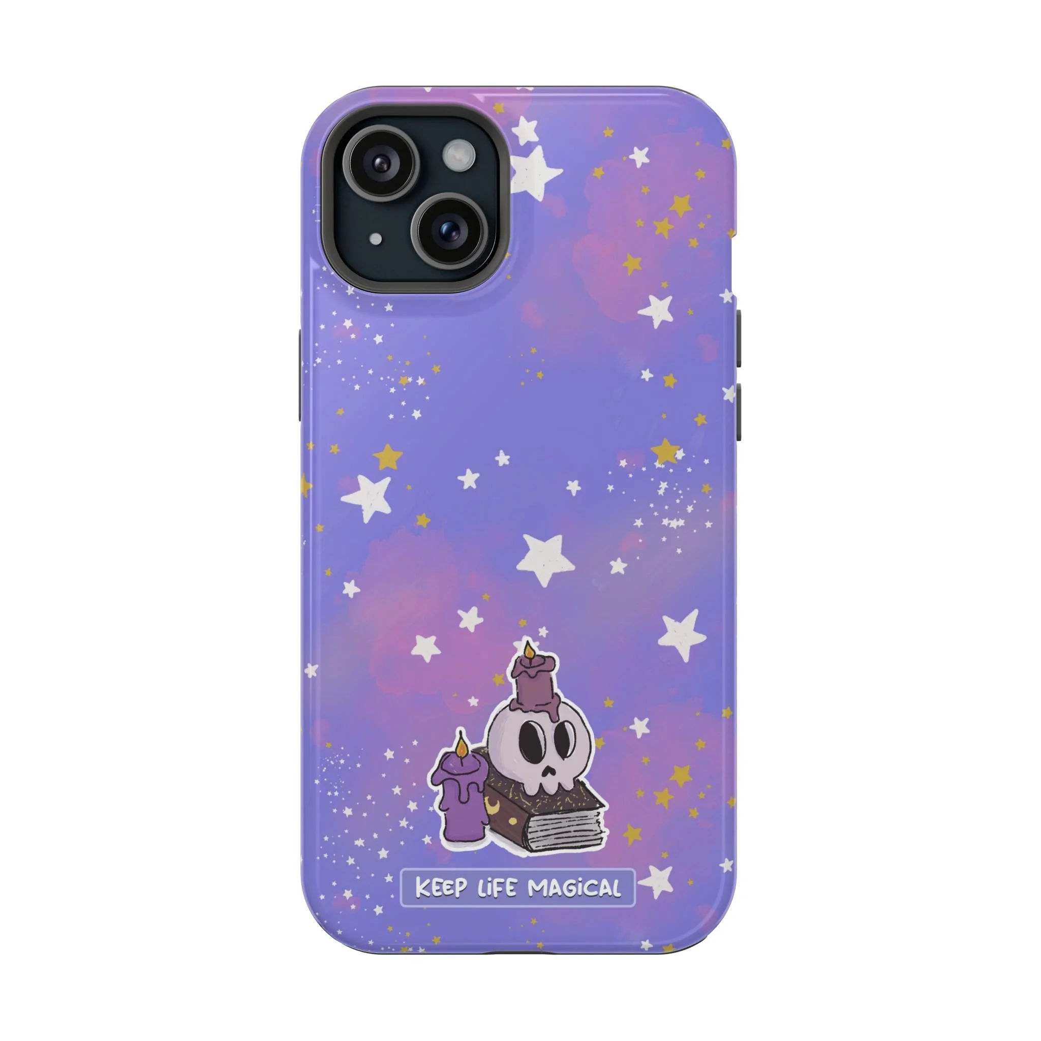 Keep Life Magical skull with candles phone case | Magnetic Impact-Resistant Case