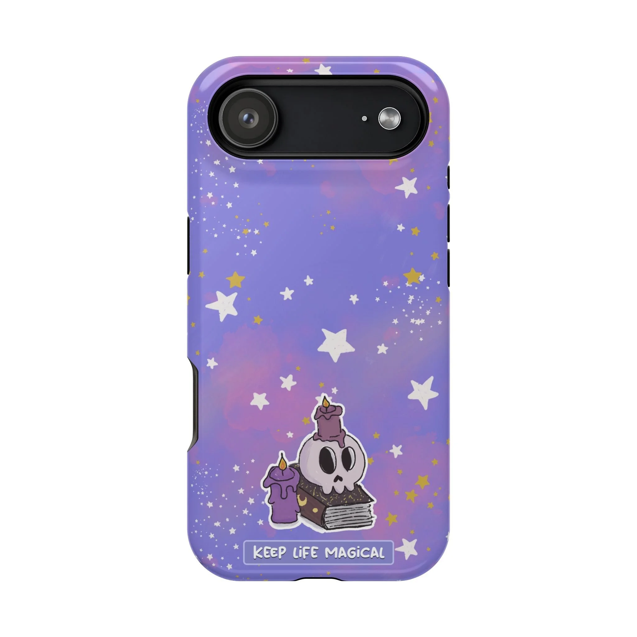 Keep Life Magical skull with candles phone case | Magnetic Impact-Resistant Case
