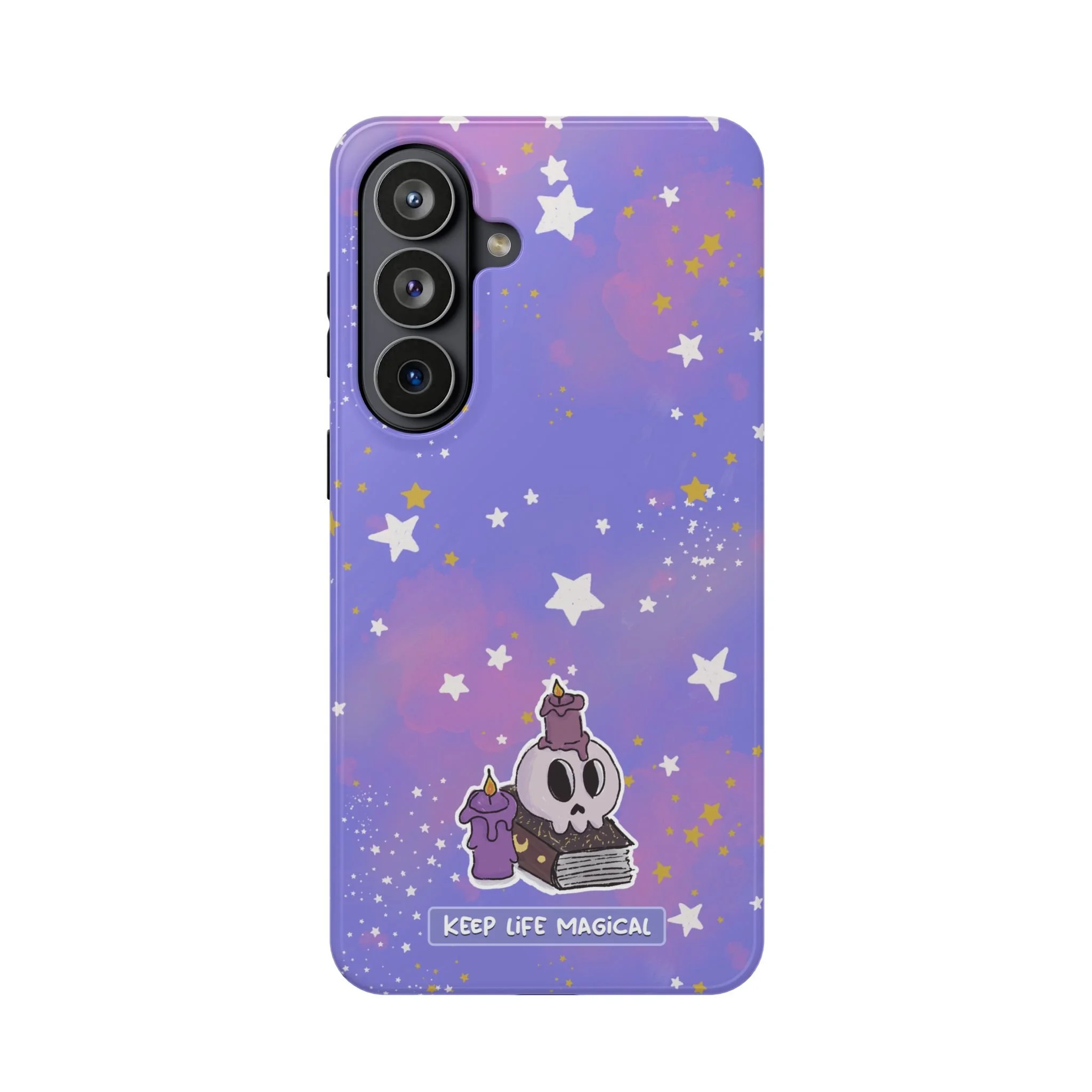 Keep Life Magical skull with candles phone case | Magnetic Impact-Resistant Case