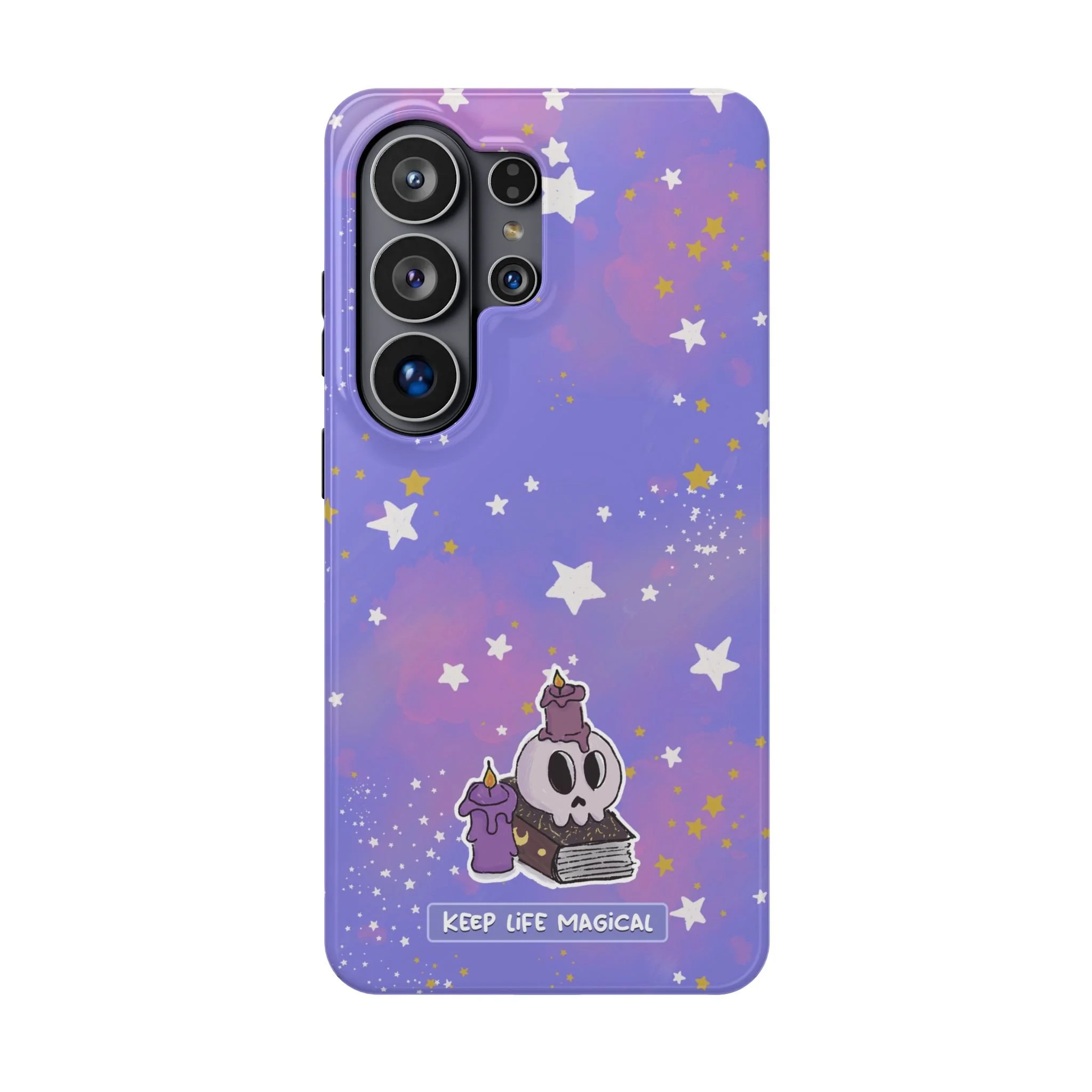 Keep Life Magical skull with candles phone case | Magnetic Impact-Resistant Case