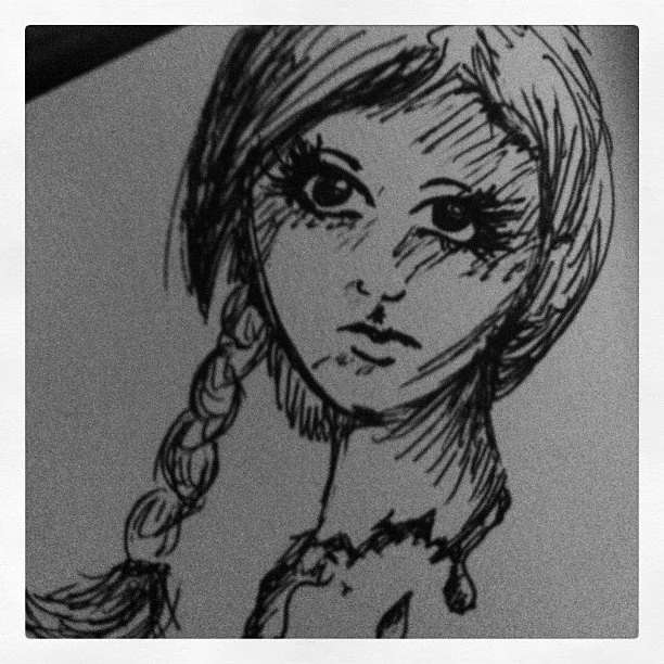 Ink Sketch on Paper