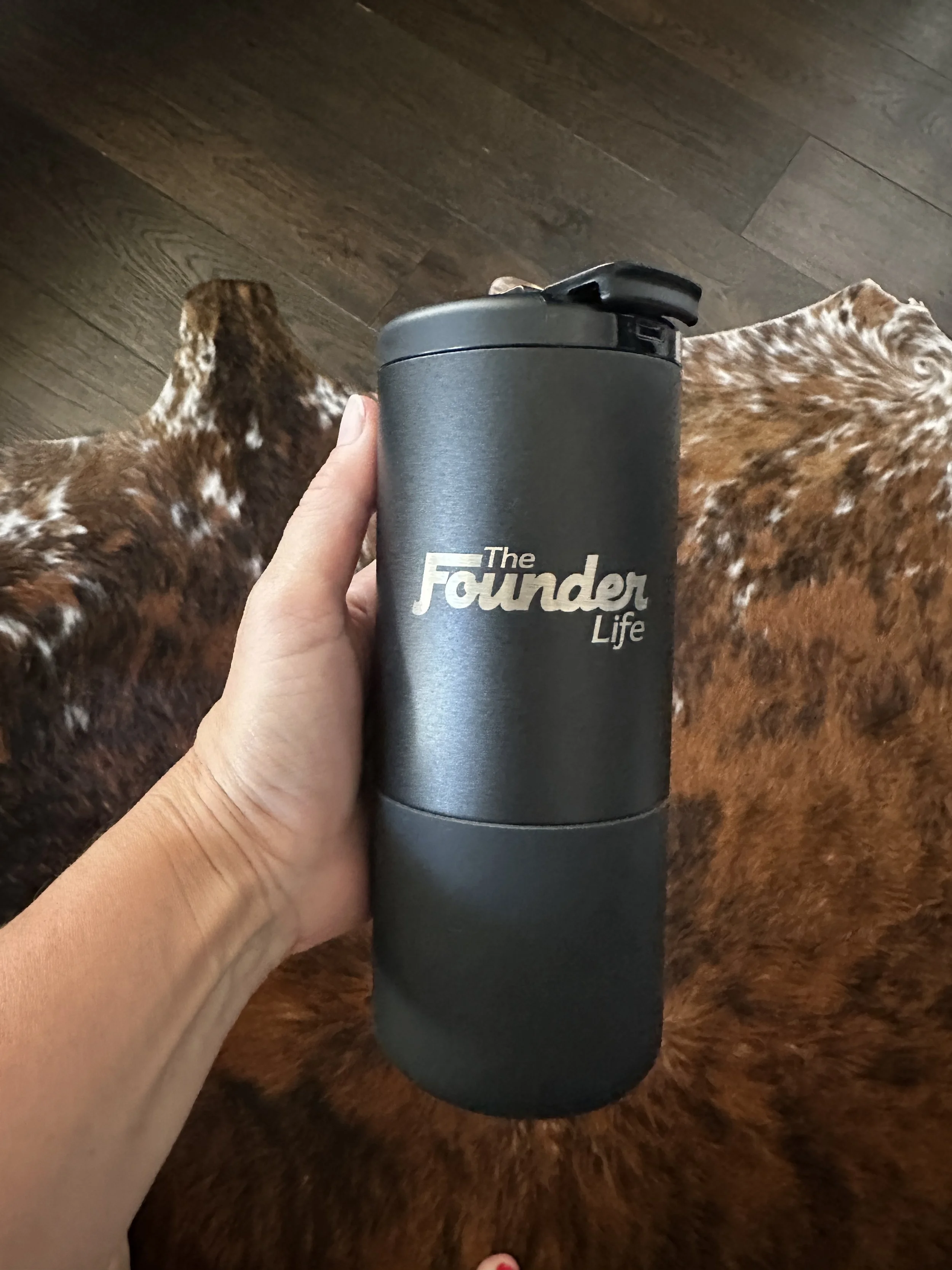 Brumate Founder Matte Black Strova 18oz