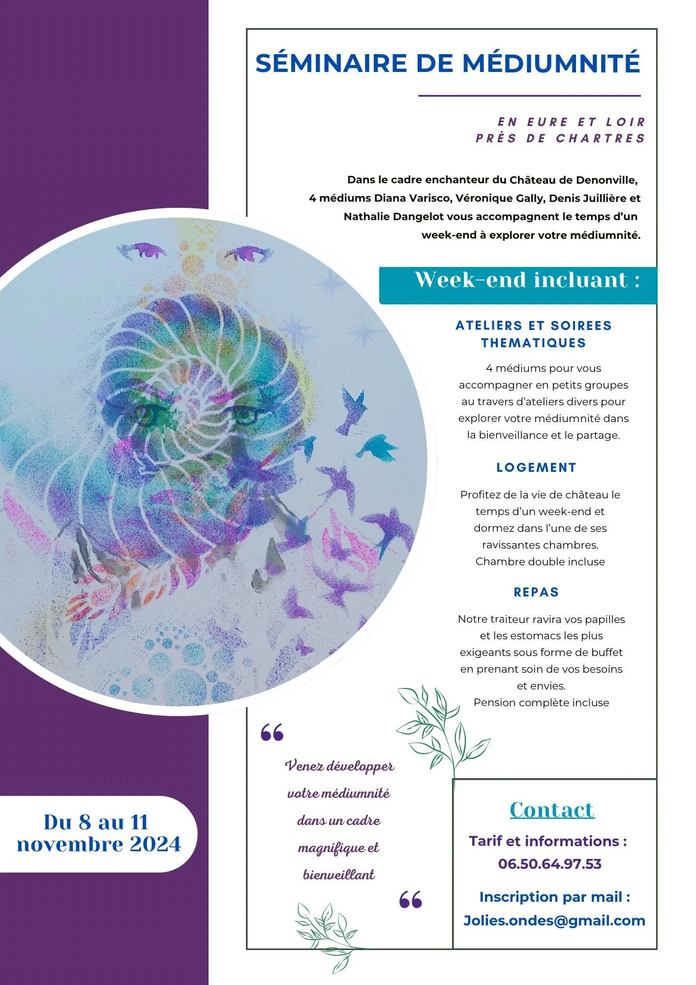 Week-end séminaire de médiumnité 