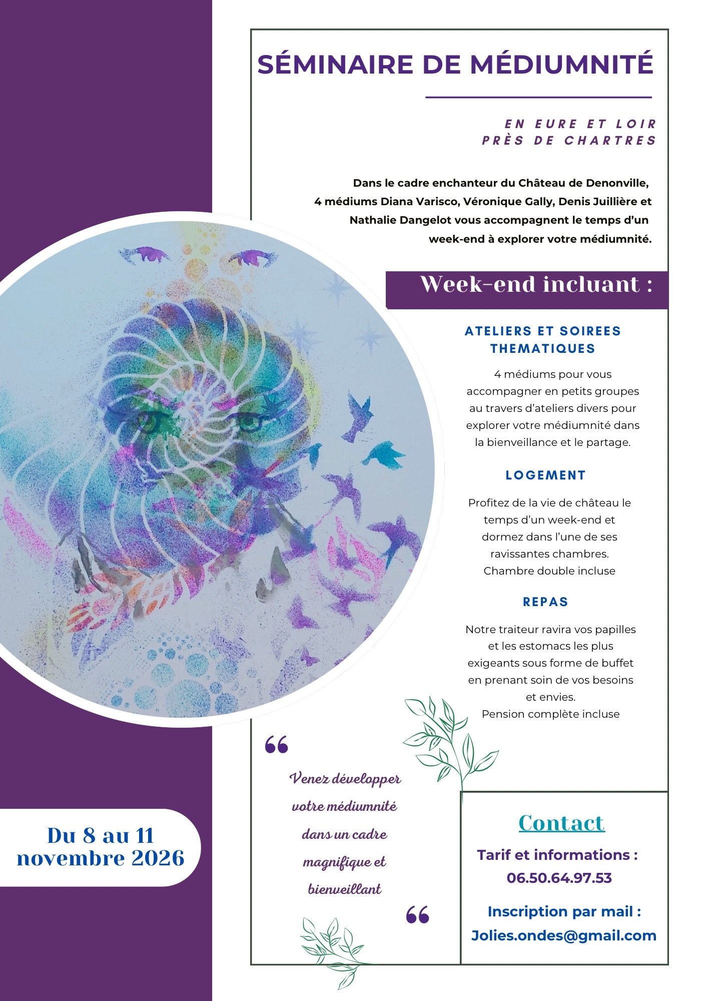 Séminaire de médiumnité 6e édition 