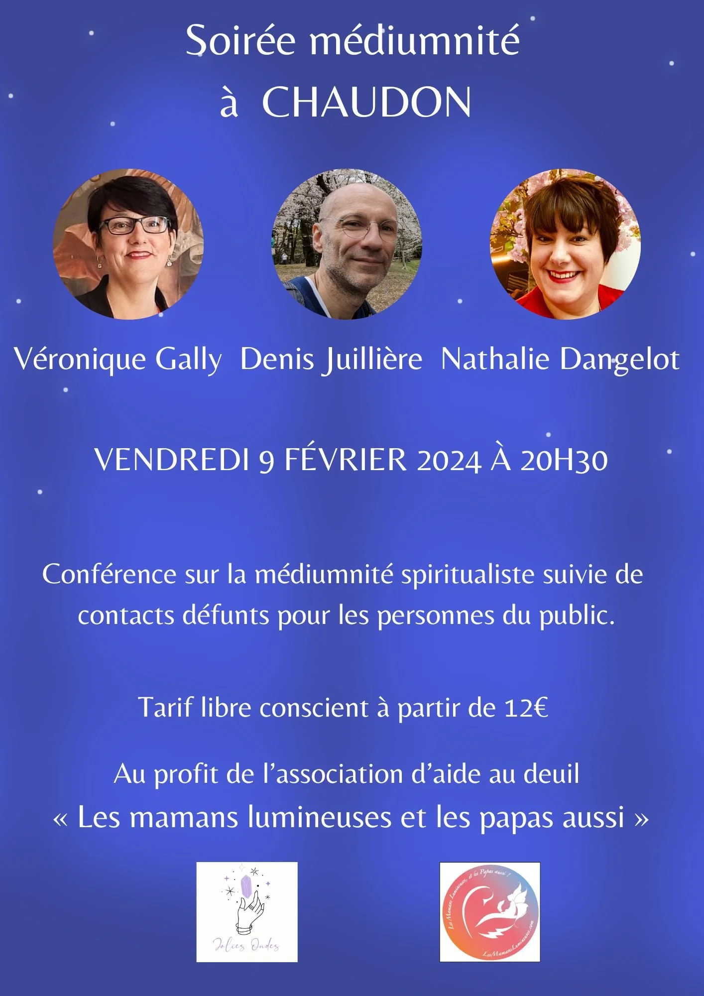 Soirée caritative de Médiumnité