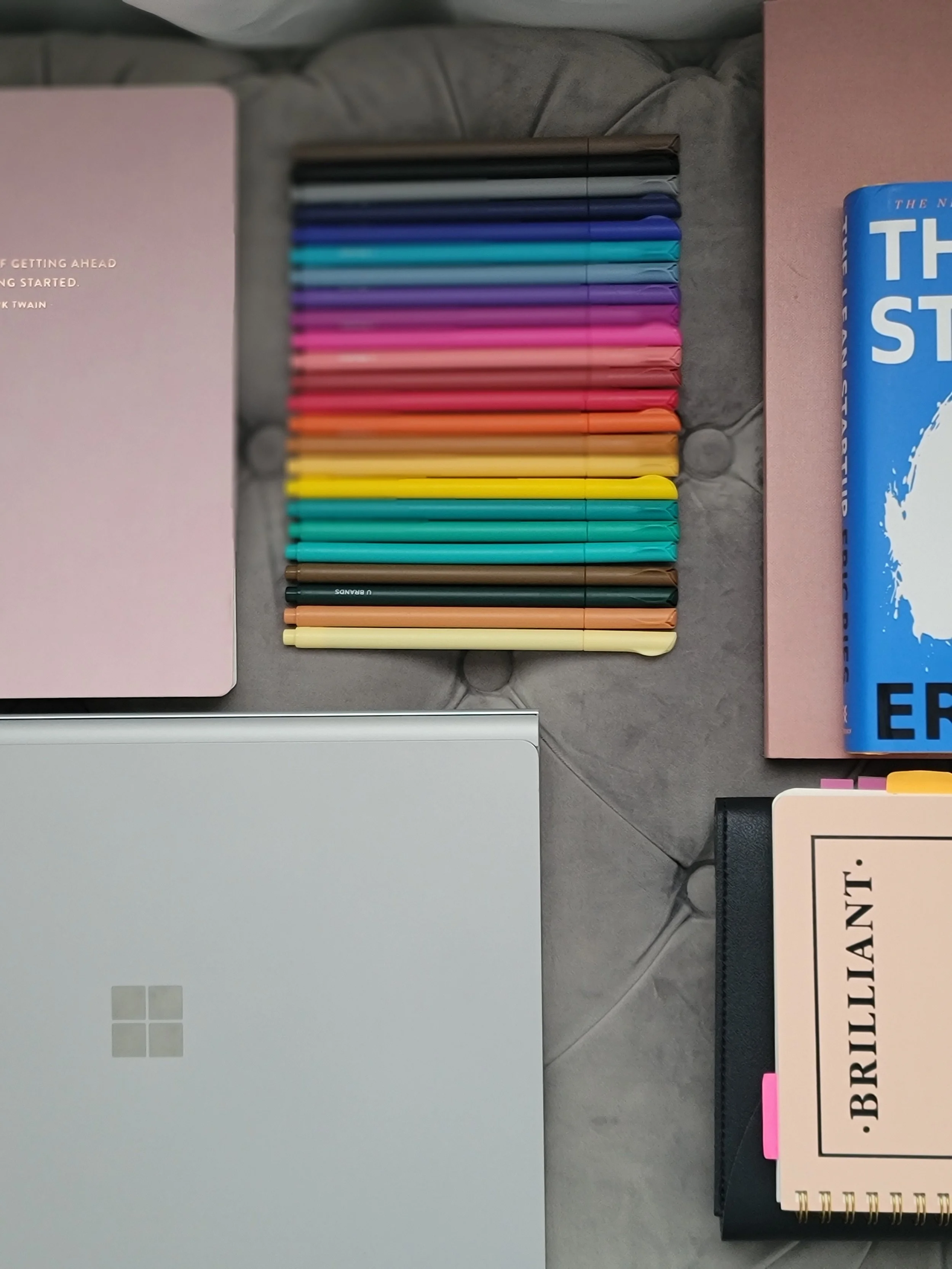 Image of a range of markers in different colors