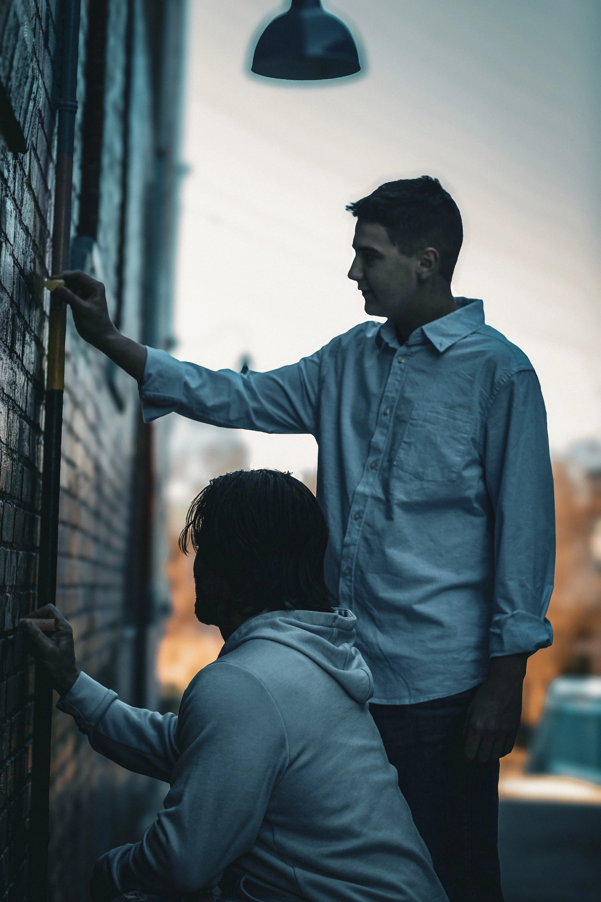 Father and Son Male Senior photo Chattanooga,TN