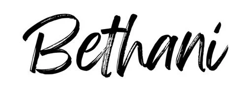 "Bethani" written in a stylish black cursive font on a white background.